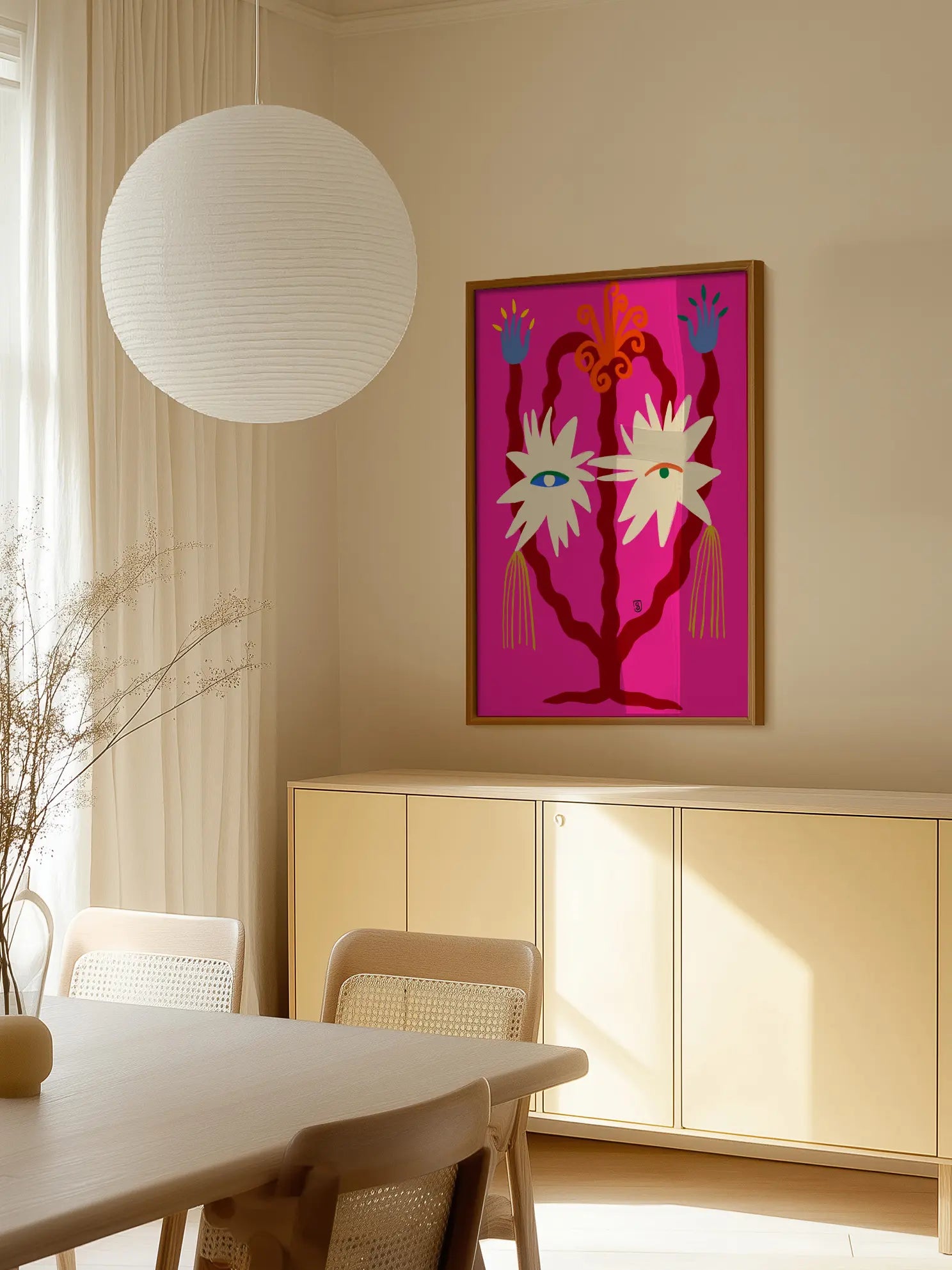 Flower Eyes Poster