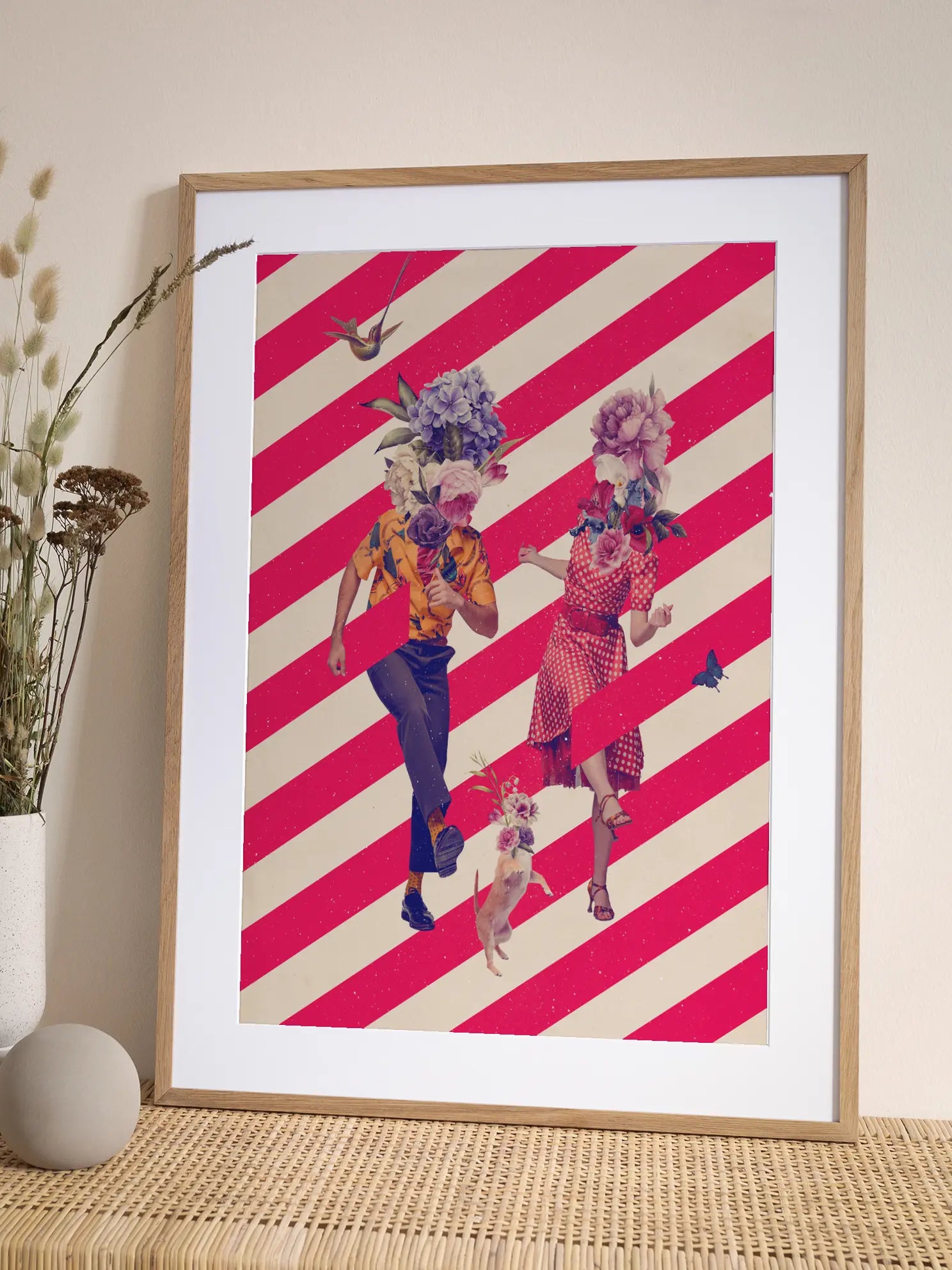 Flower Heads Poster