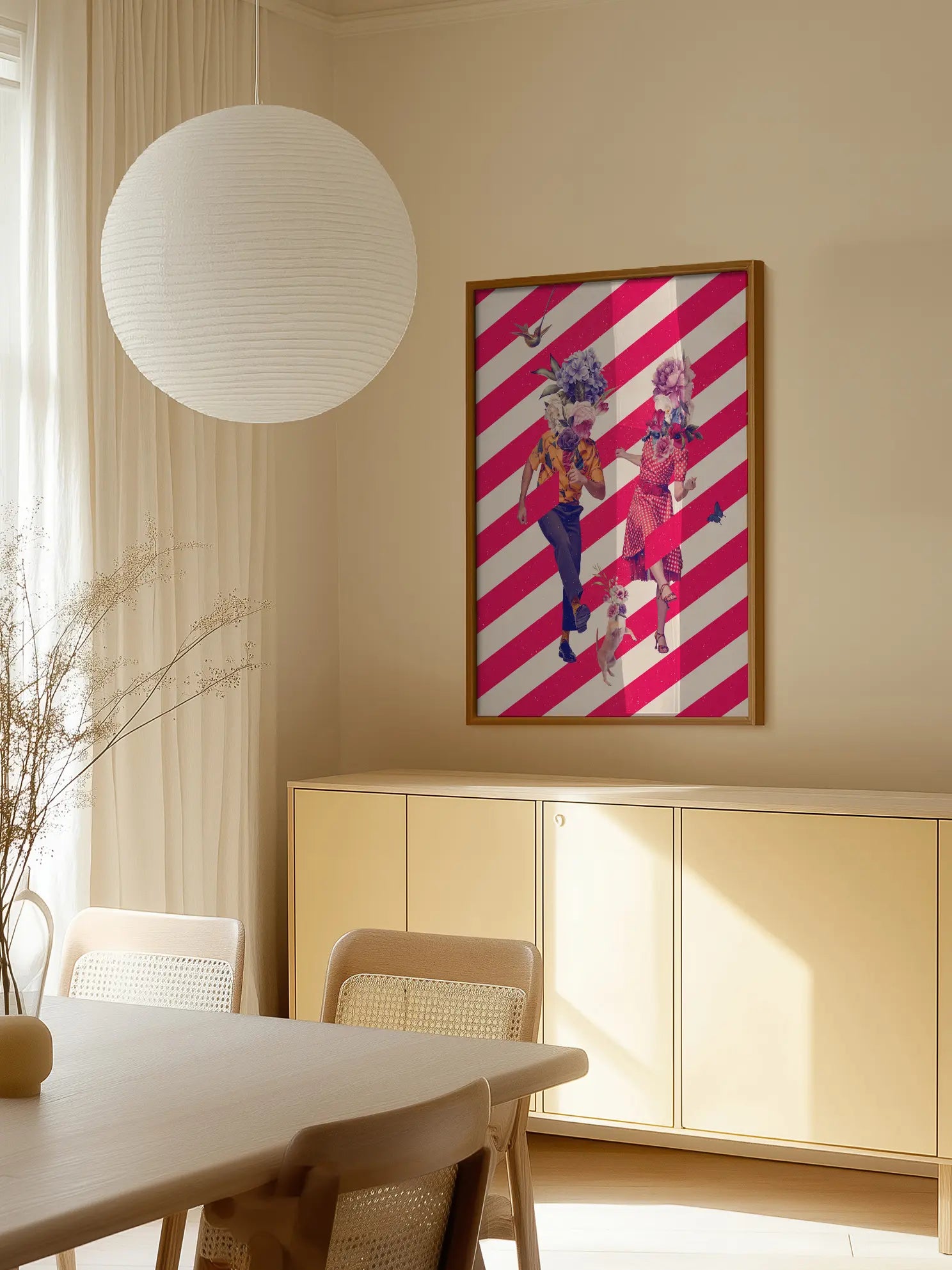 Flower Heads Poster