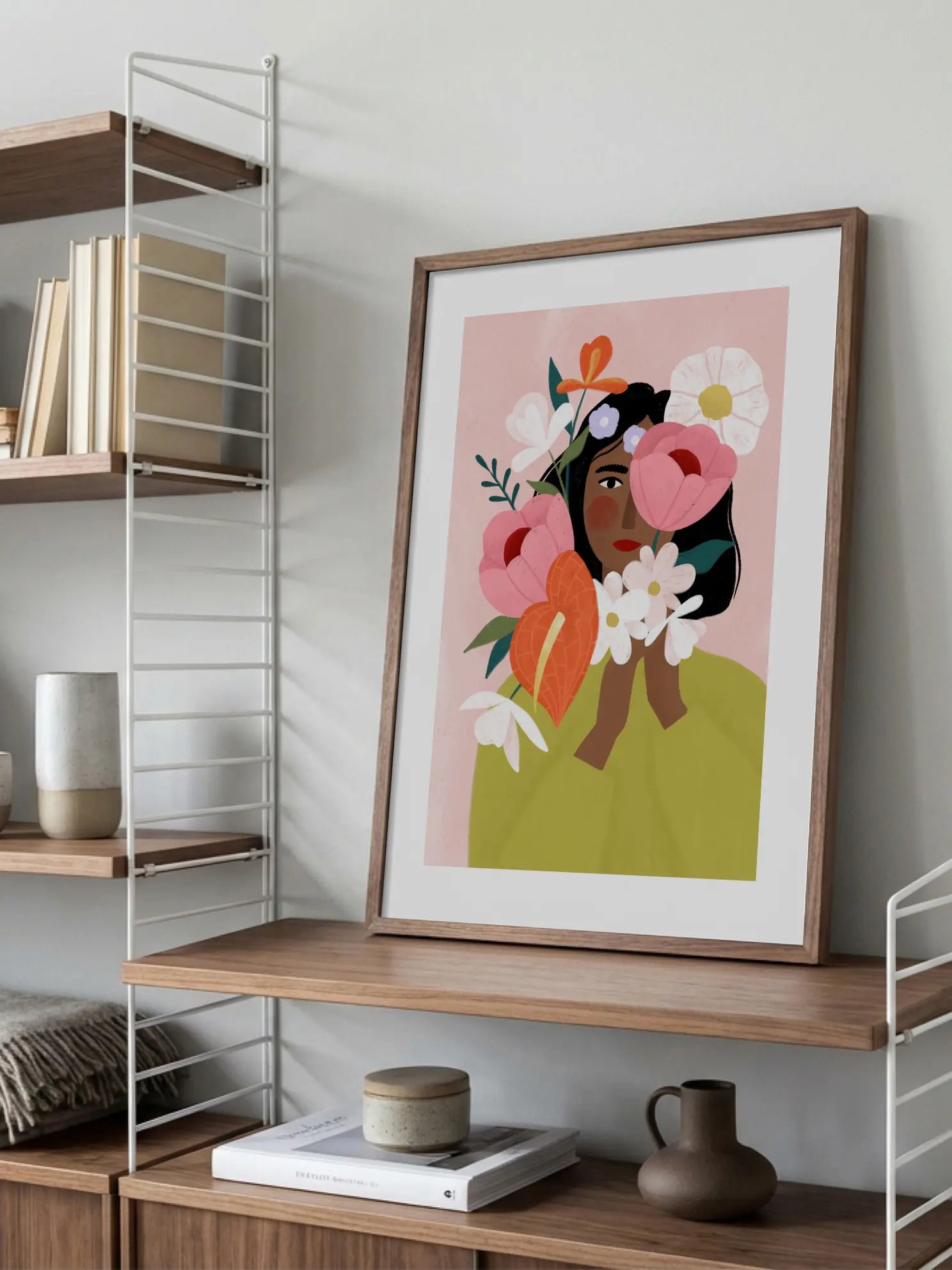 Flower Lady Poster
