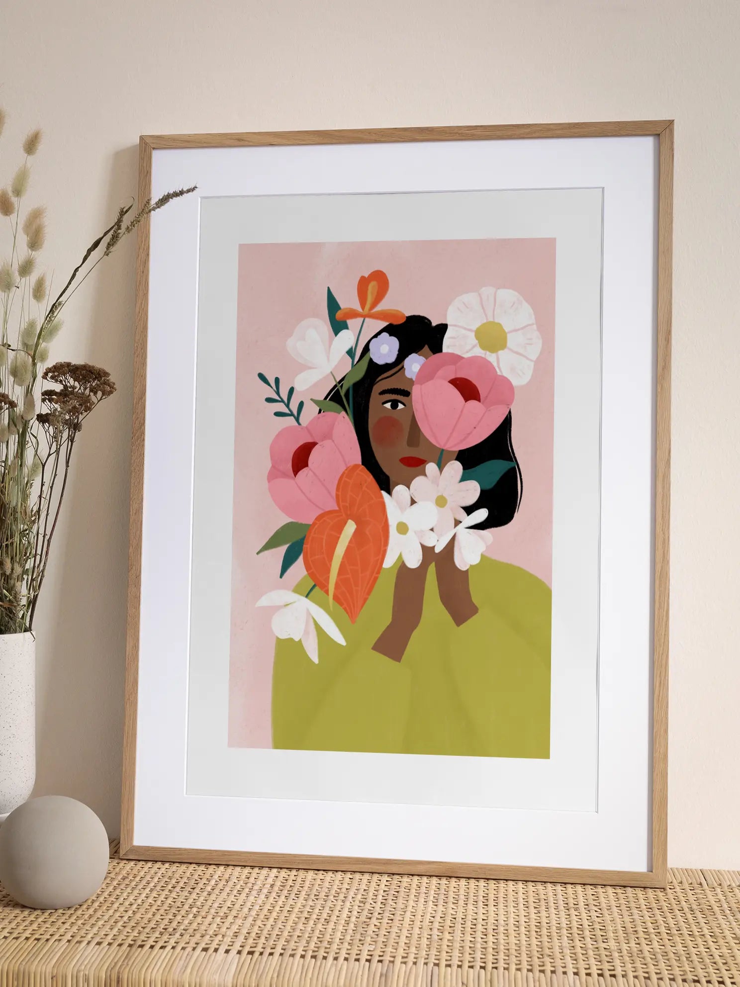Flower Lady Poster