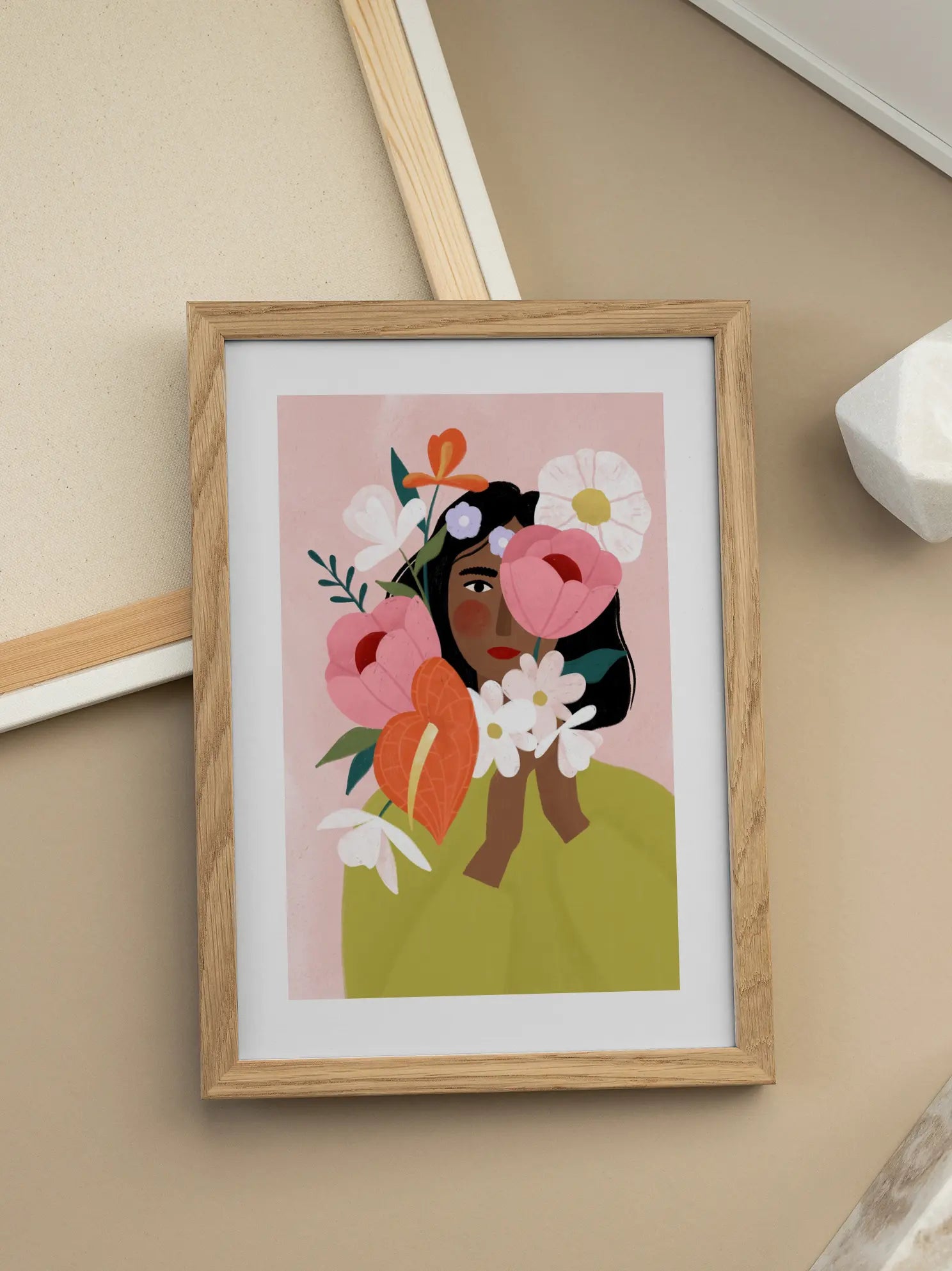 Flower Lady Poster