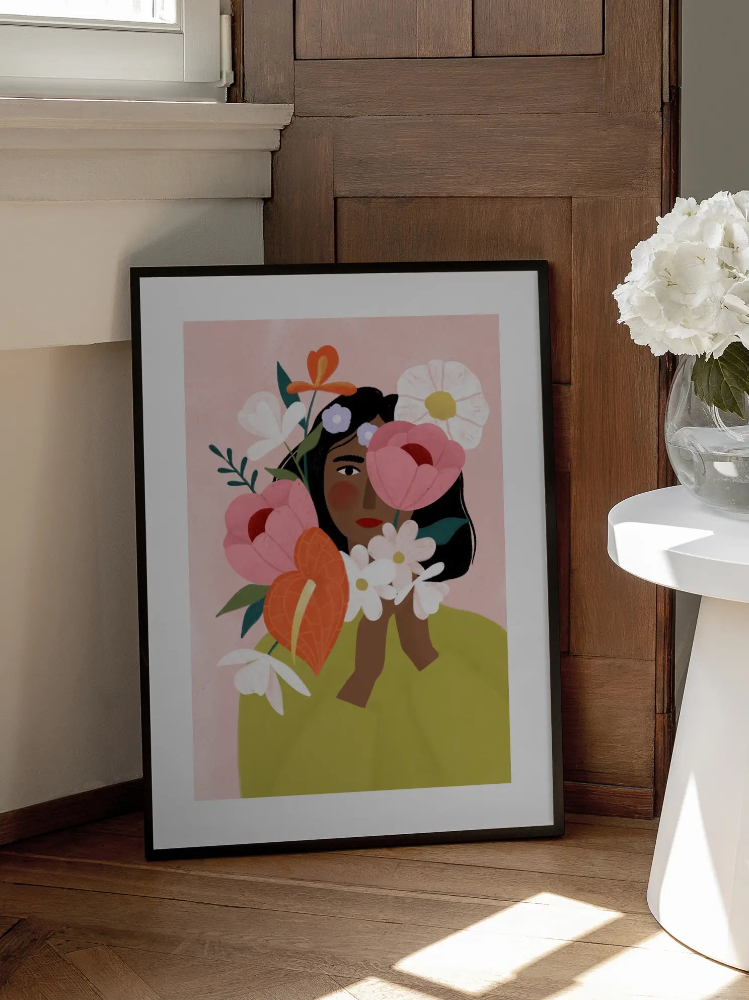 Flower Lady Poster