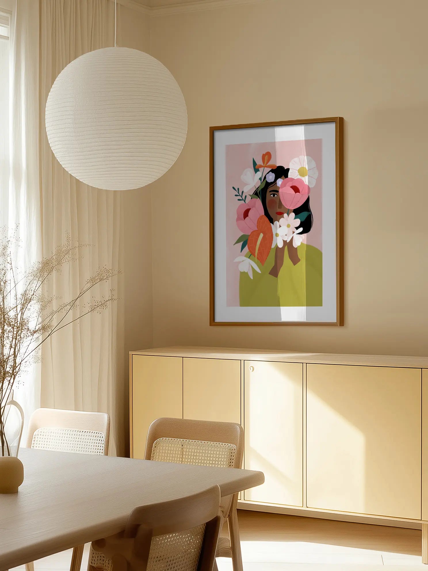 Flower Lady Poster