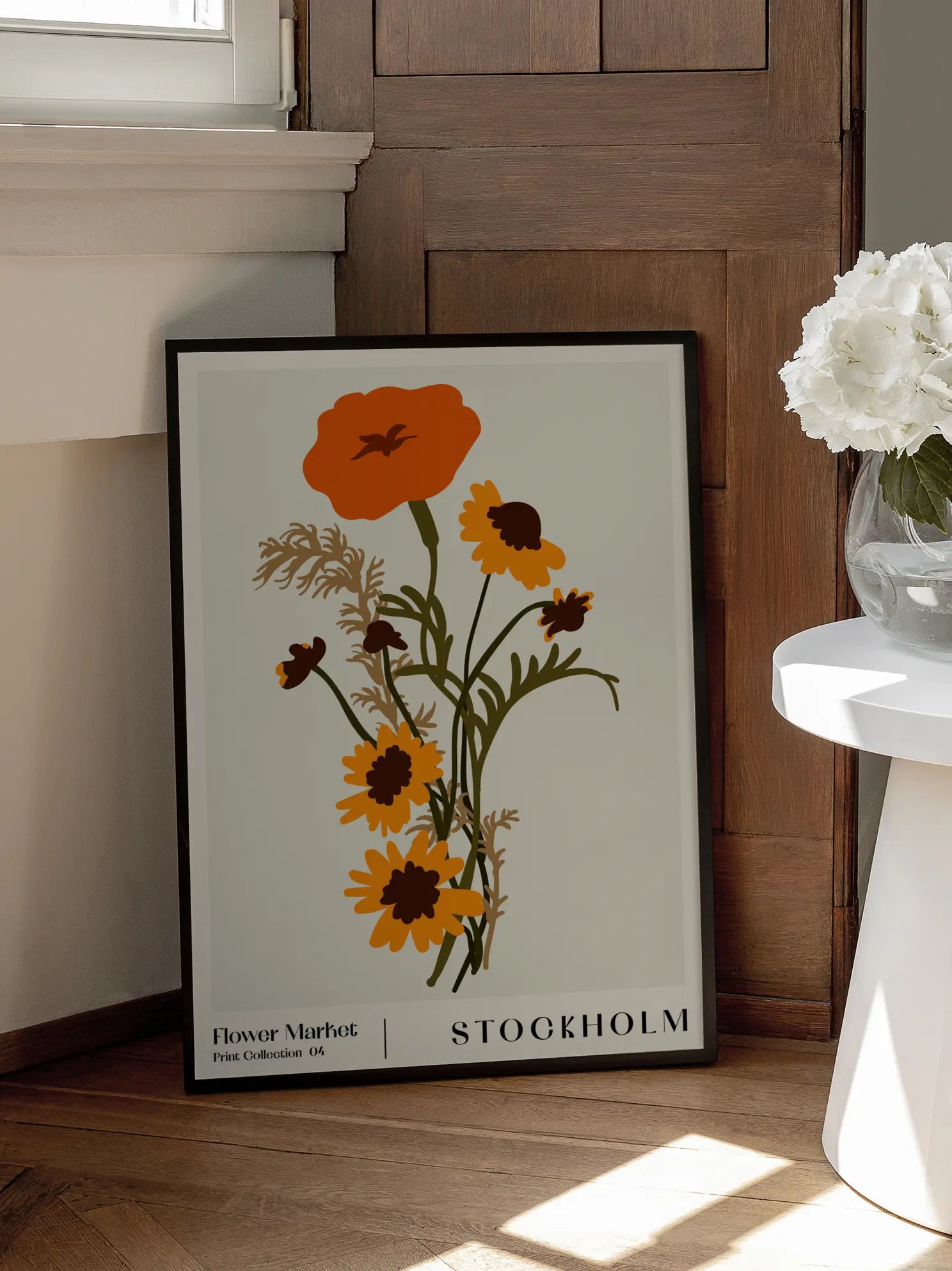 Flower Market Collection 4 Stockholm Poster