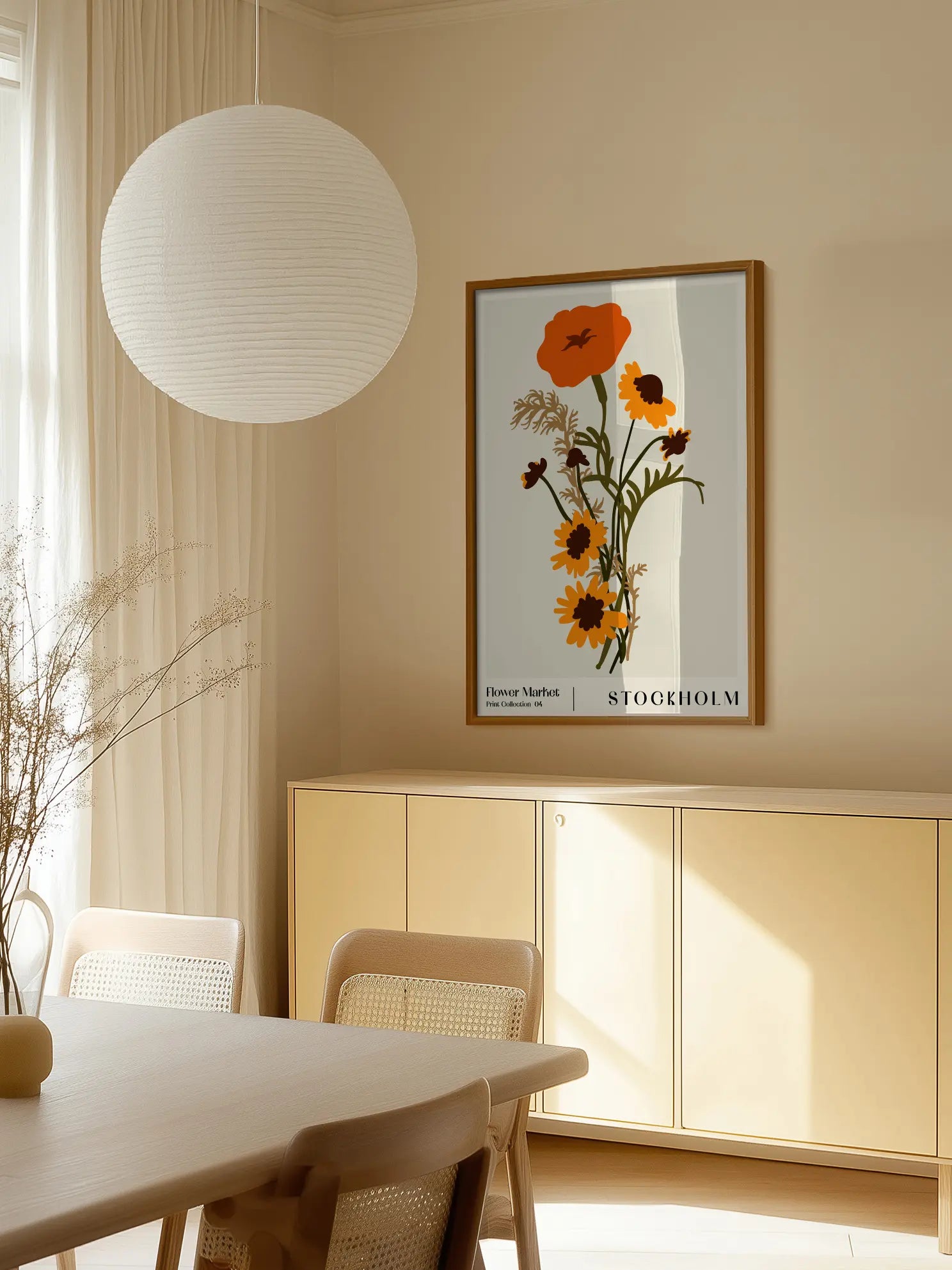 Flower Market Collection 4 Stockholm Poster