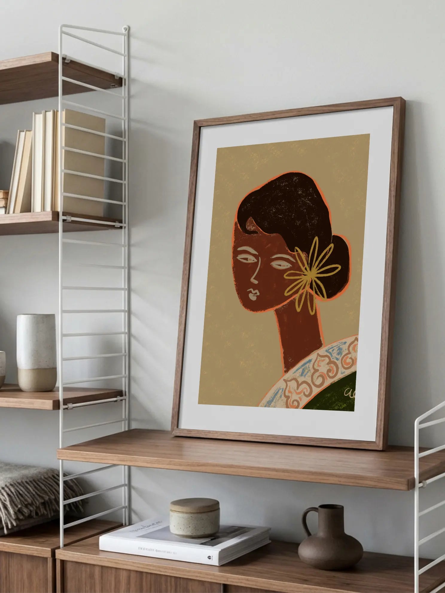 Flower Portrait Poster