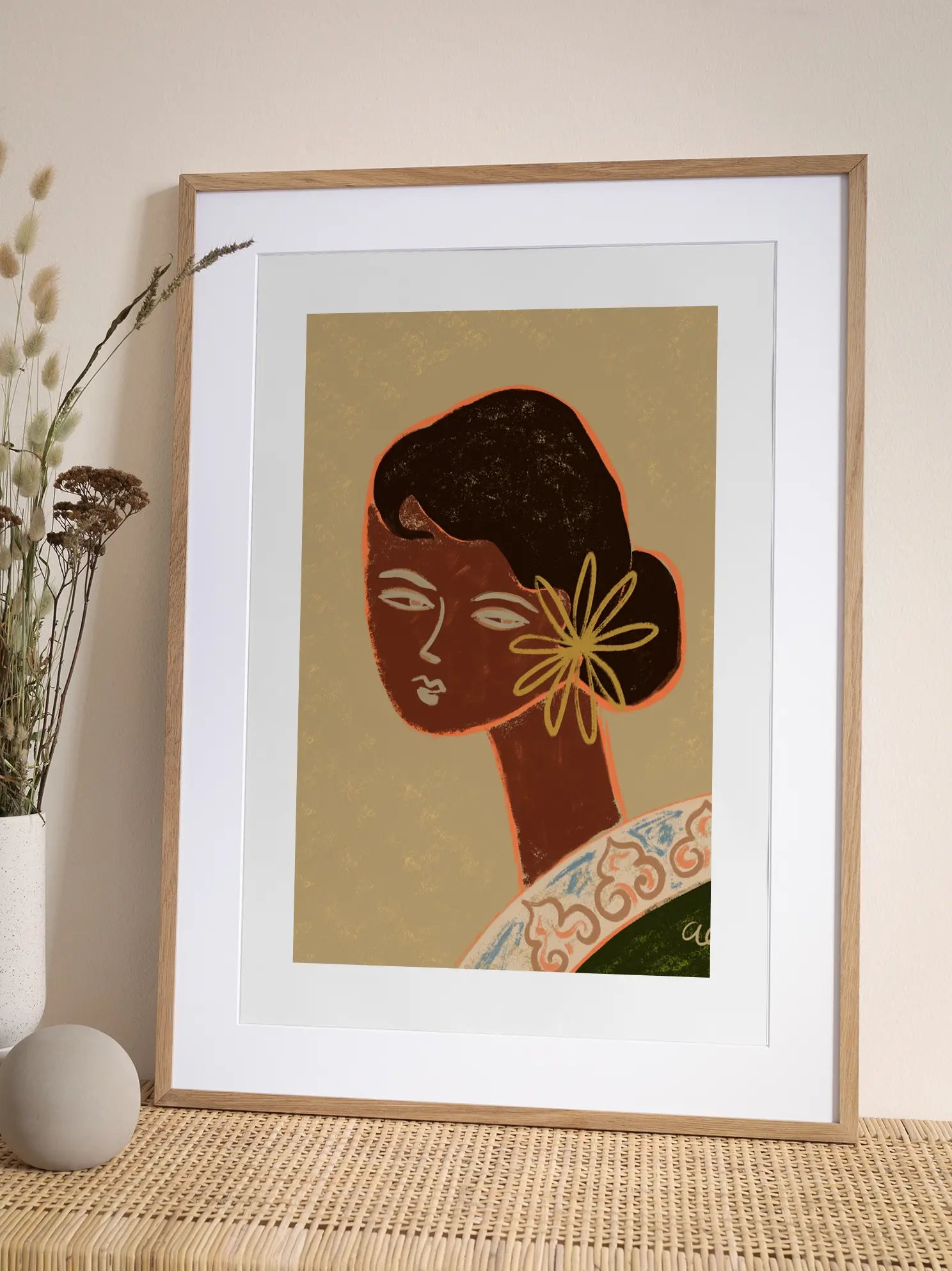Flower Portrait Poster