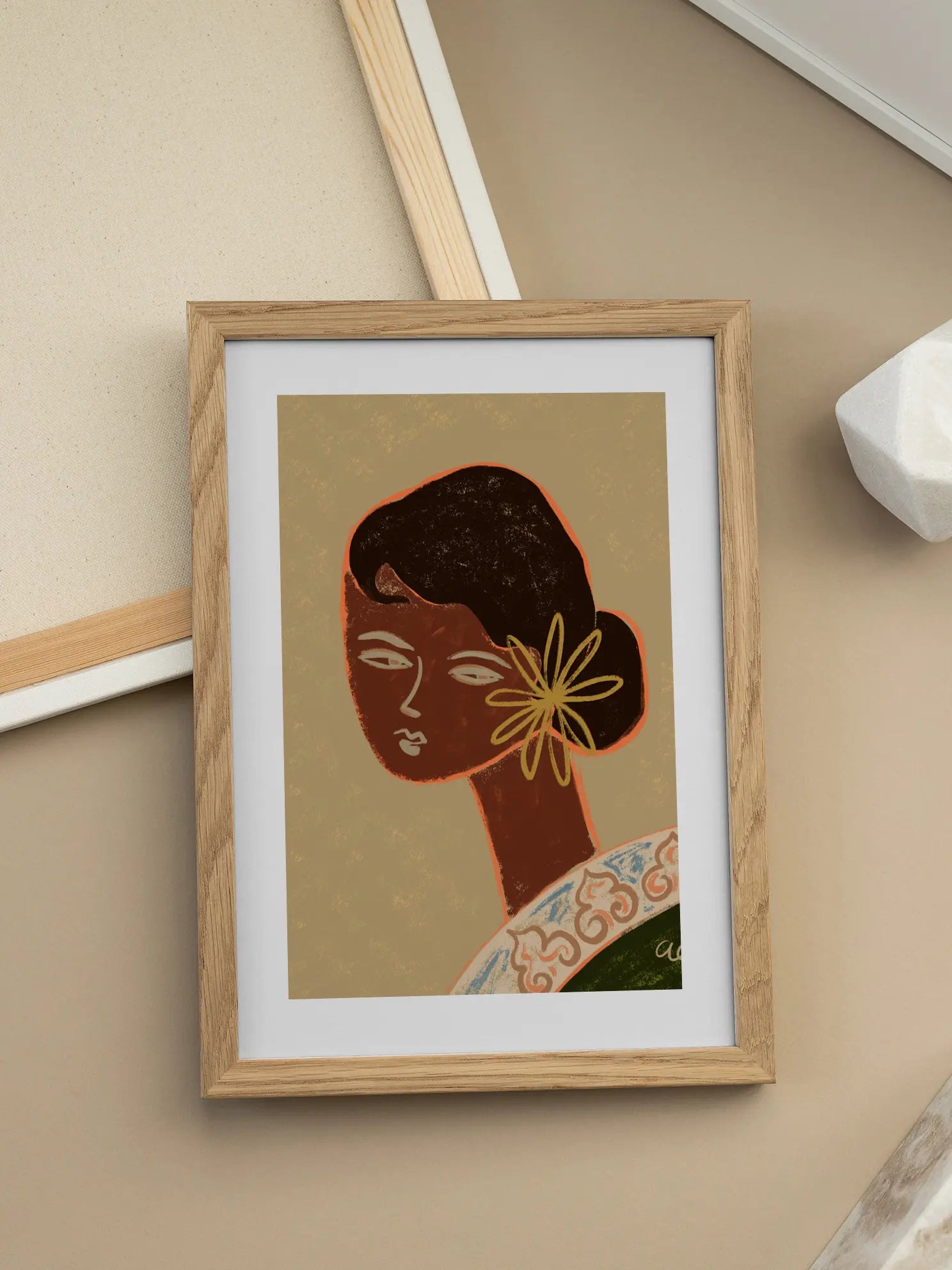 Flower Portrait Poster