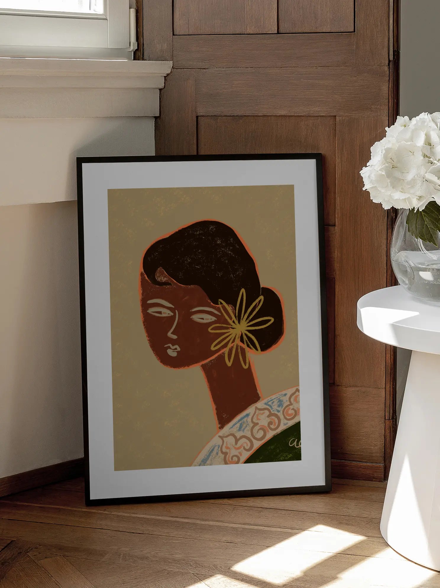 Flower Portrait Poster