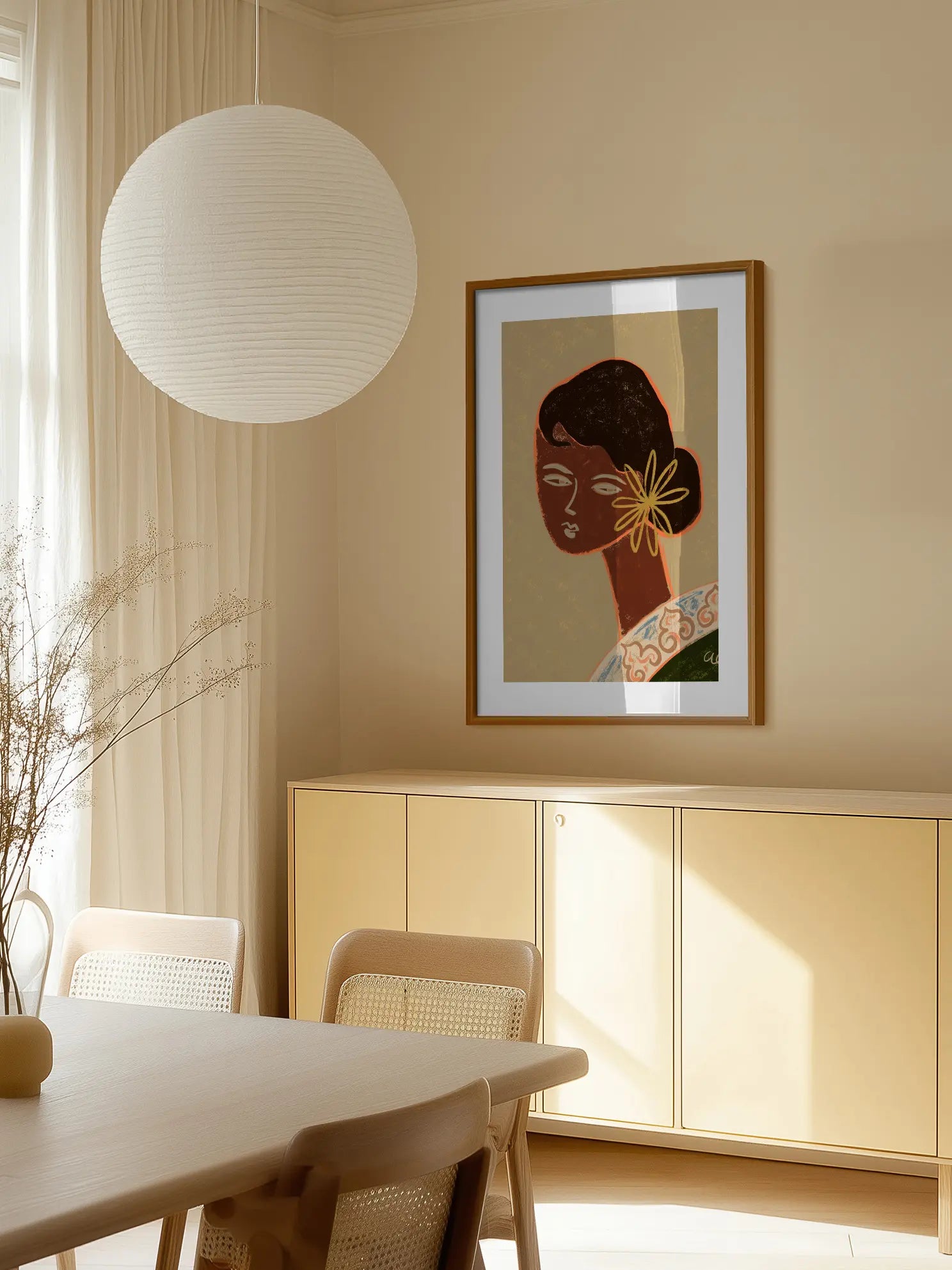 Flower Portrait Poster