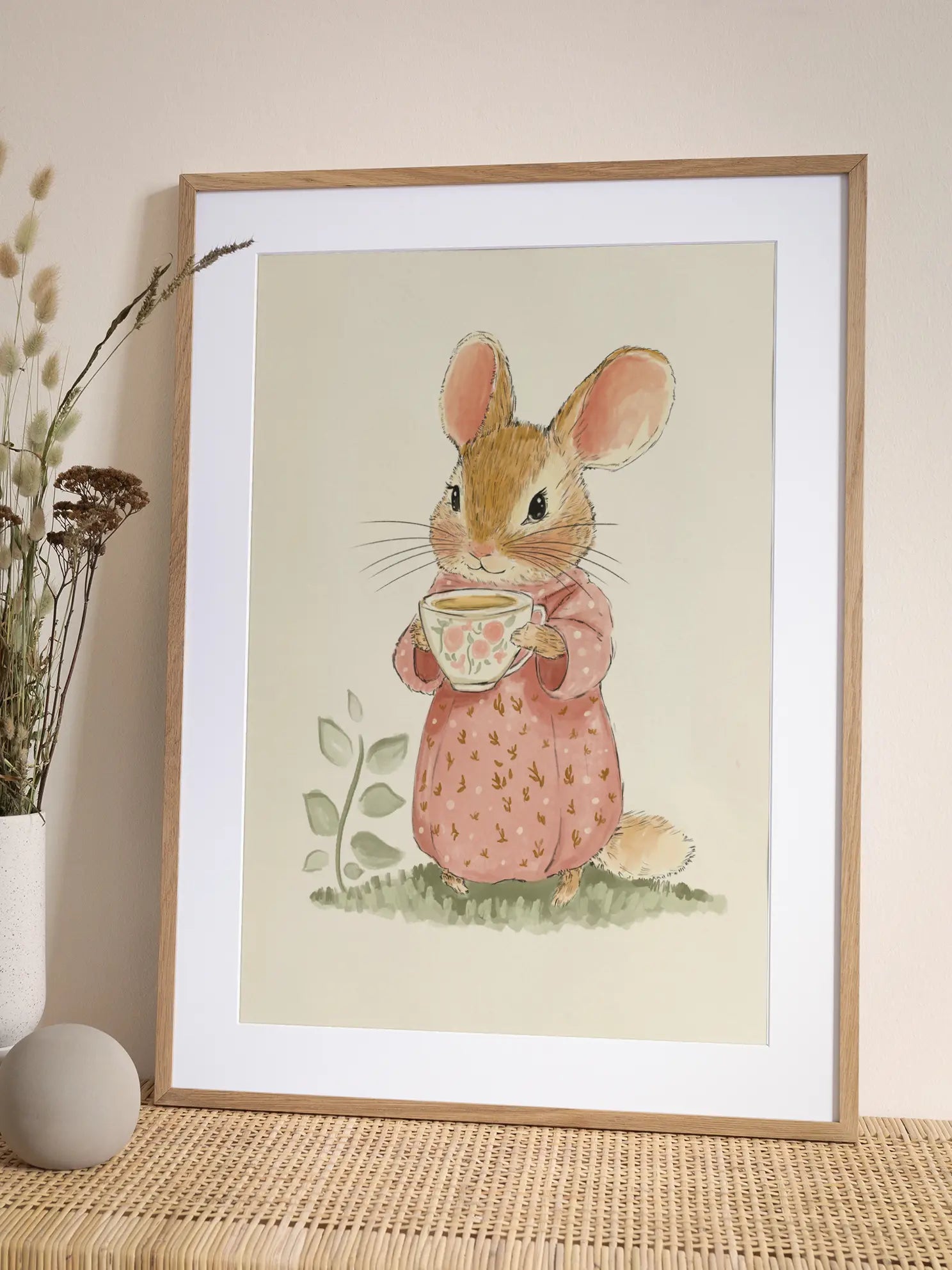 Flower Teacup Fairy Poster