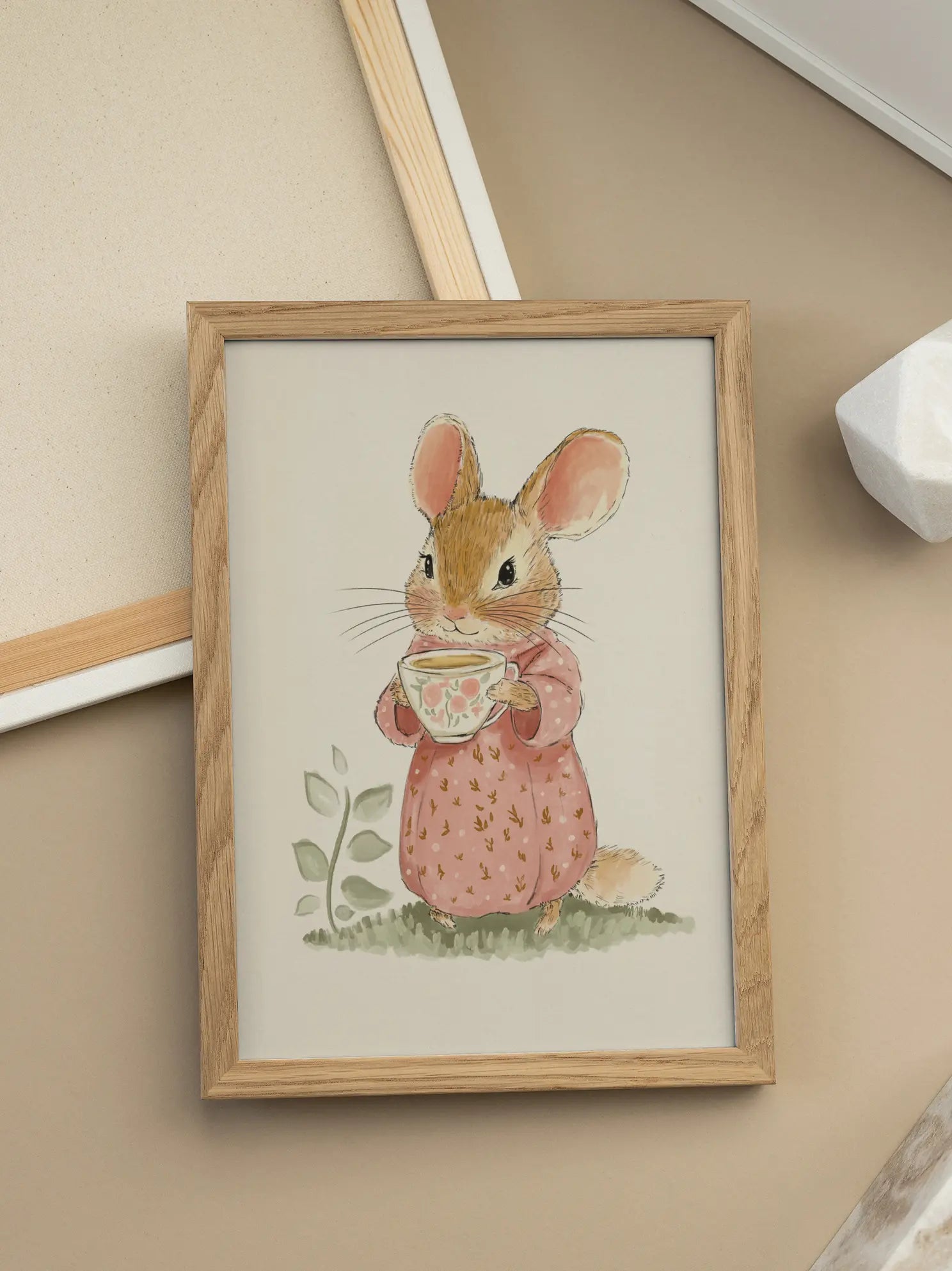 Flower Teacup Fairy Poster
