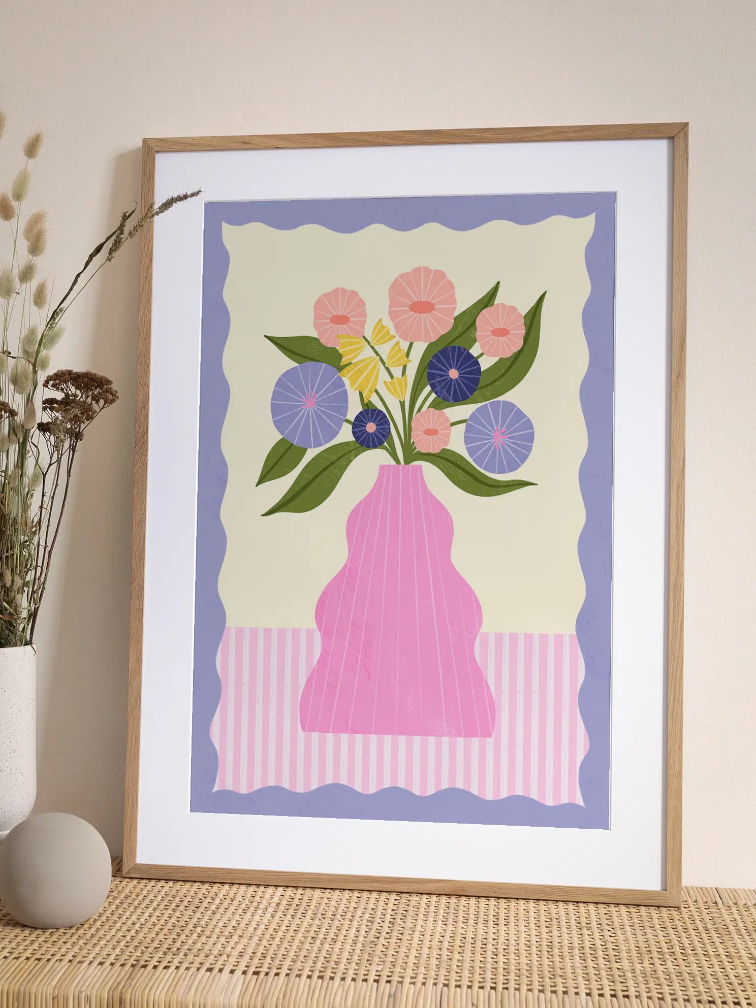 Flower Vase Poster