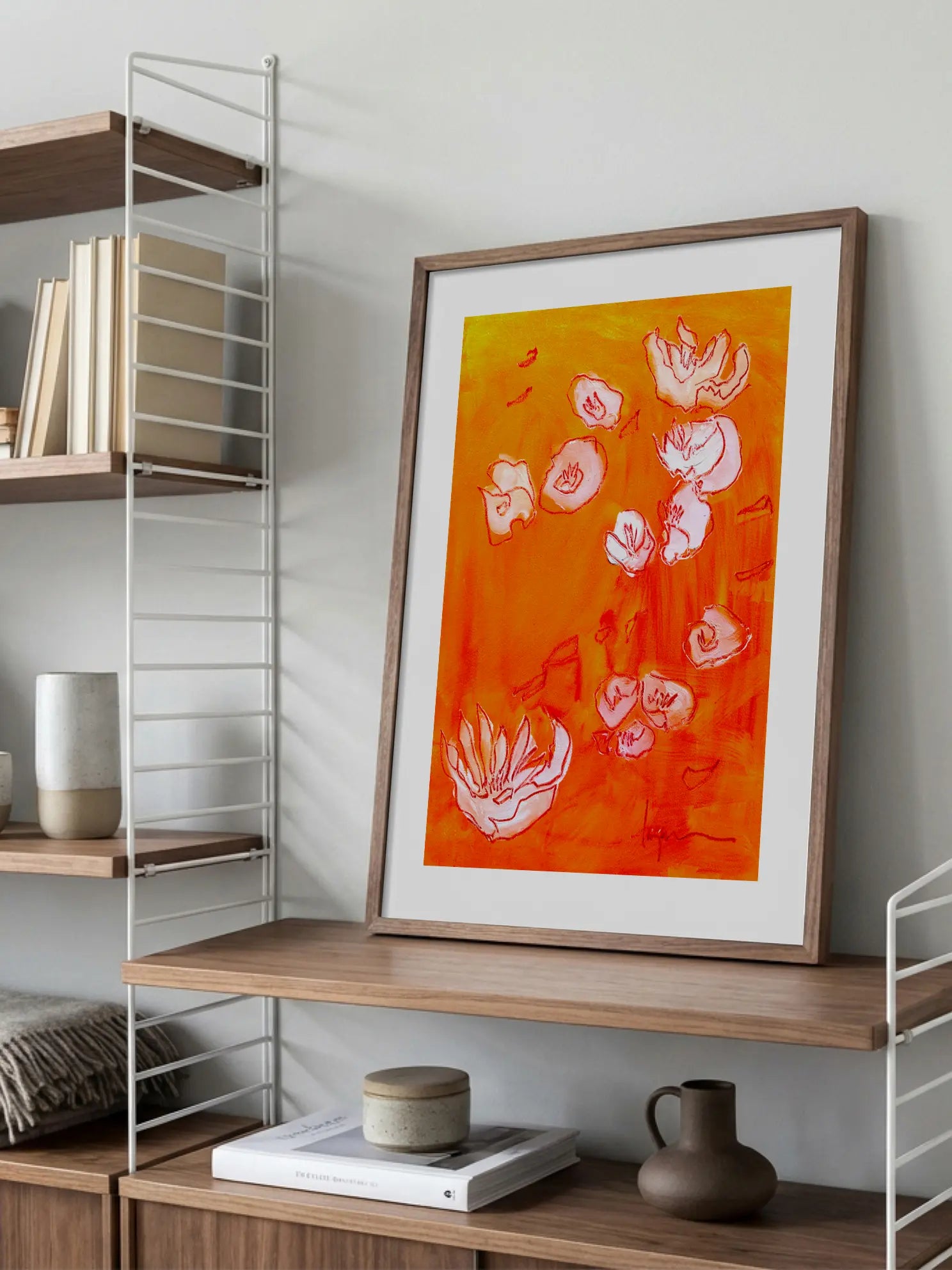 Flowers in the Sky Poster