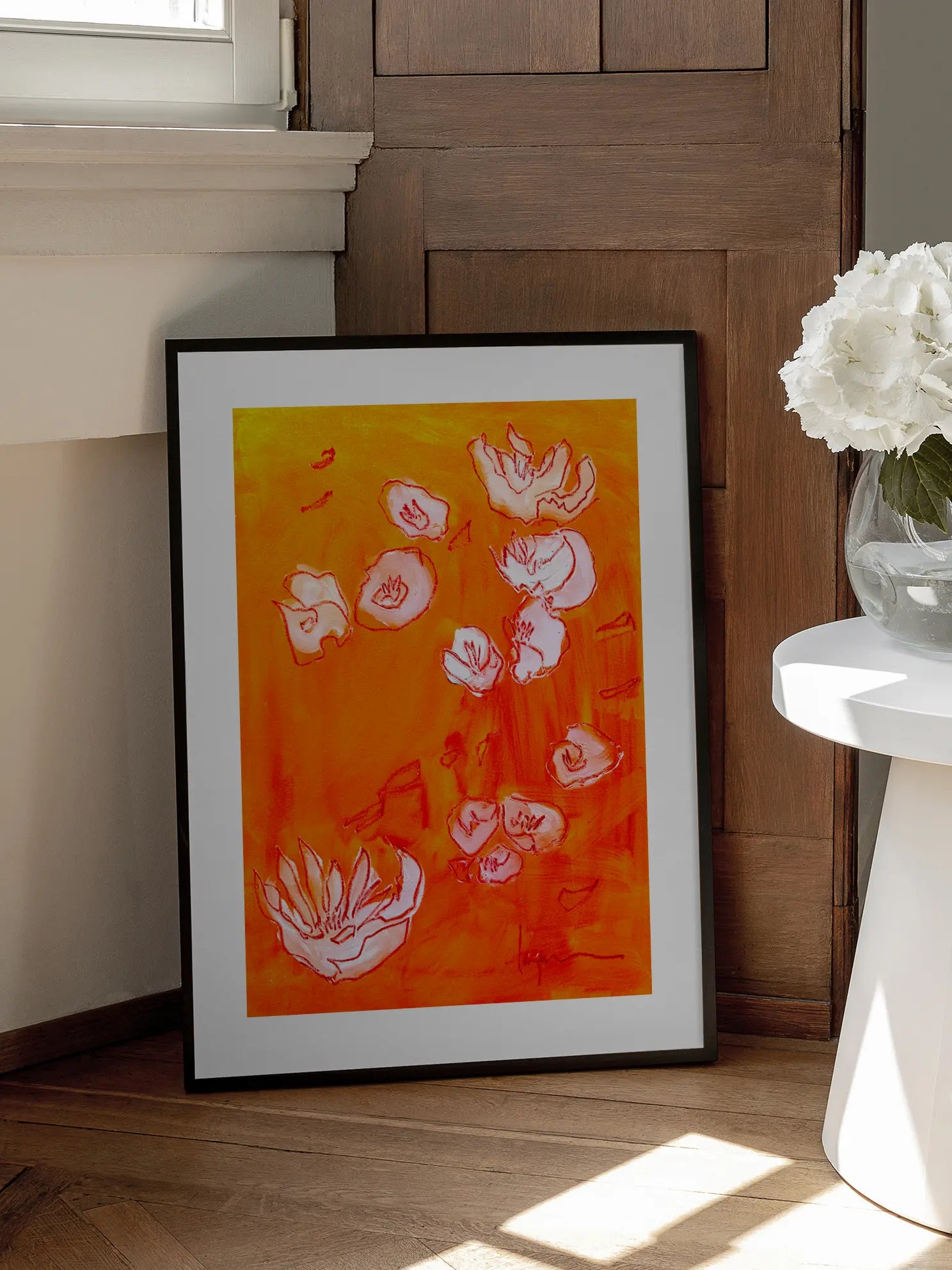 Flowers in the Sky Poster