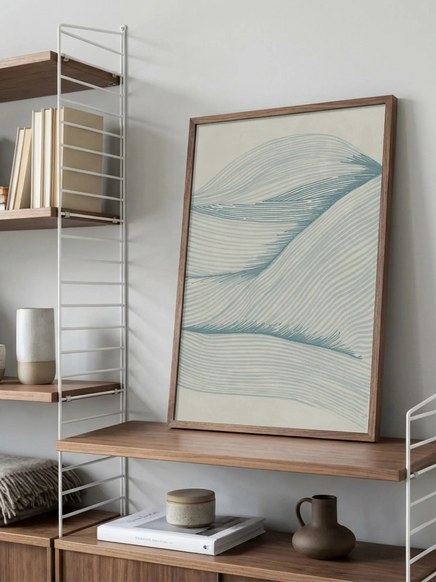 Flowing Lines Poster