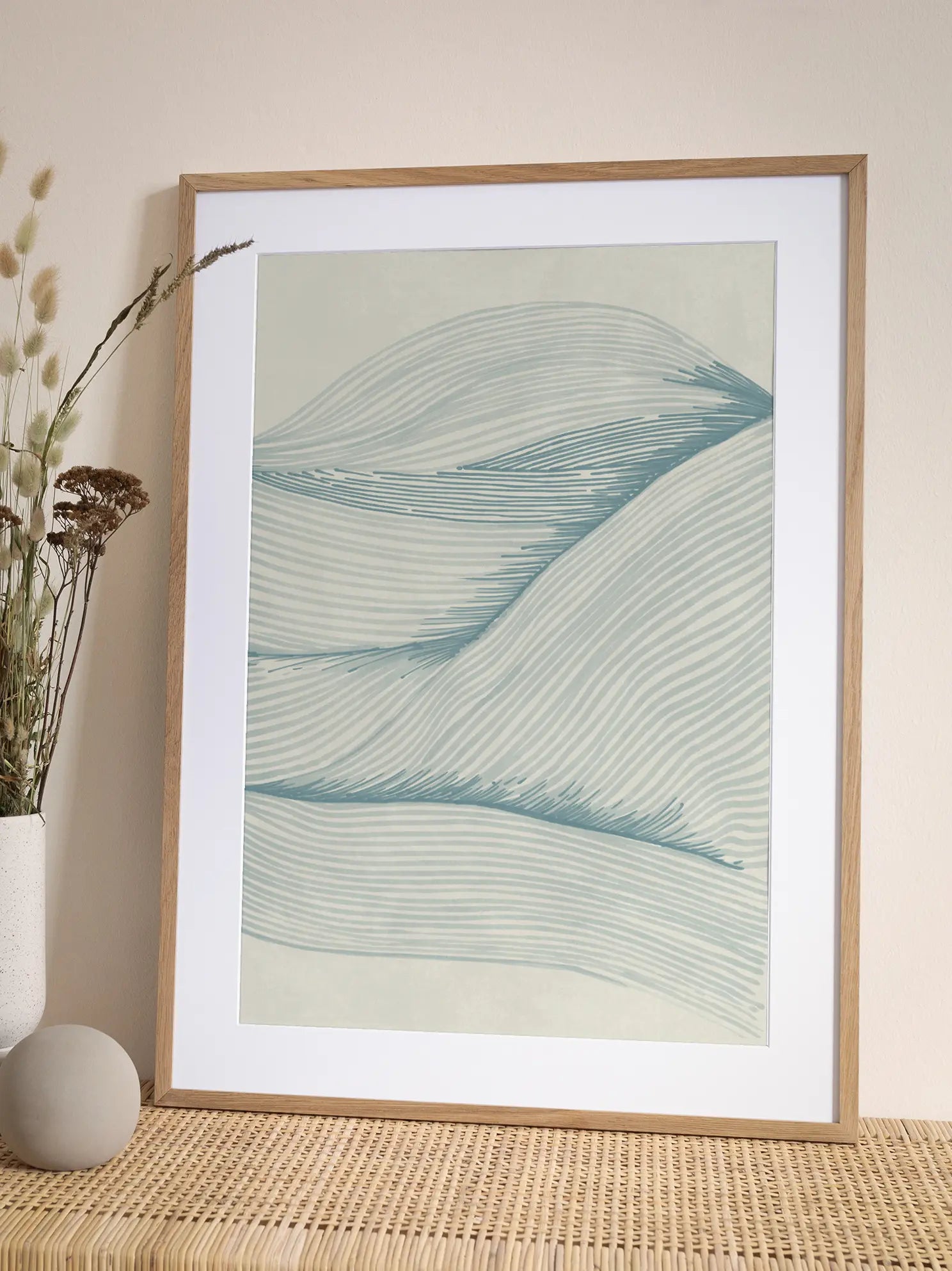 Flowing Lines Poster