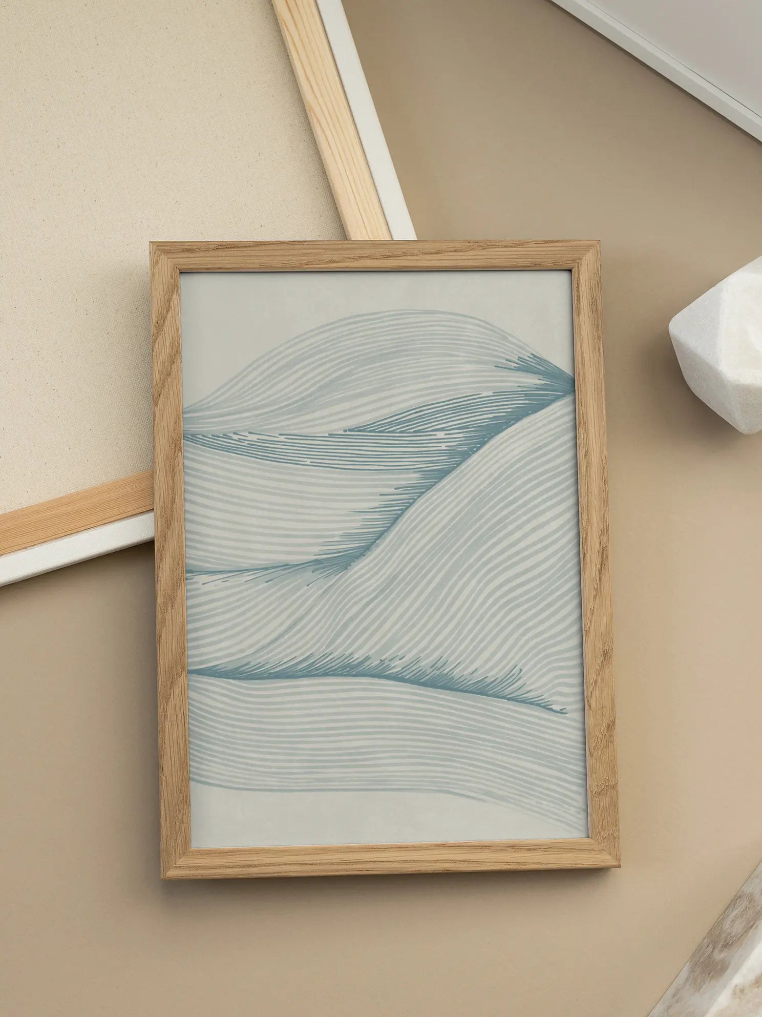 Flowing Lines Poster