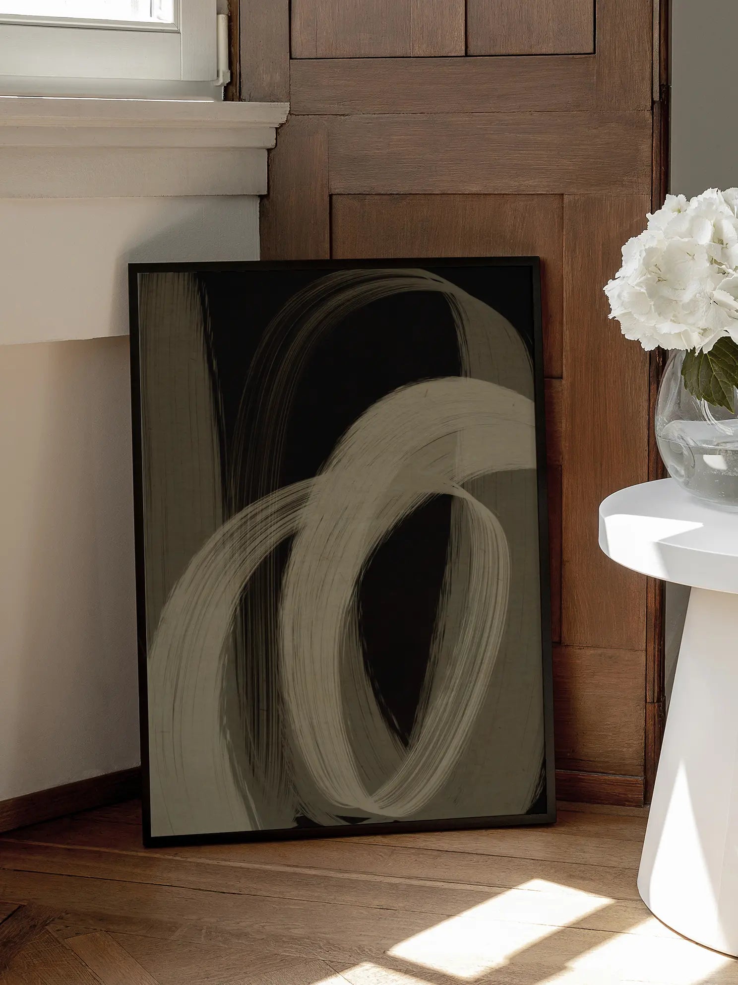 Flowing Strokes Poster