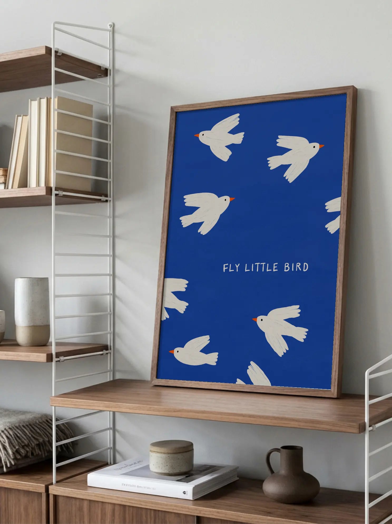 Fly Little Bird Poster