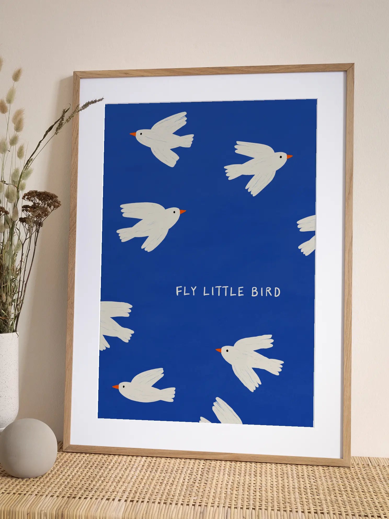 Fly Little Bird Poster