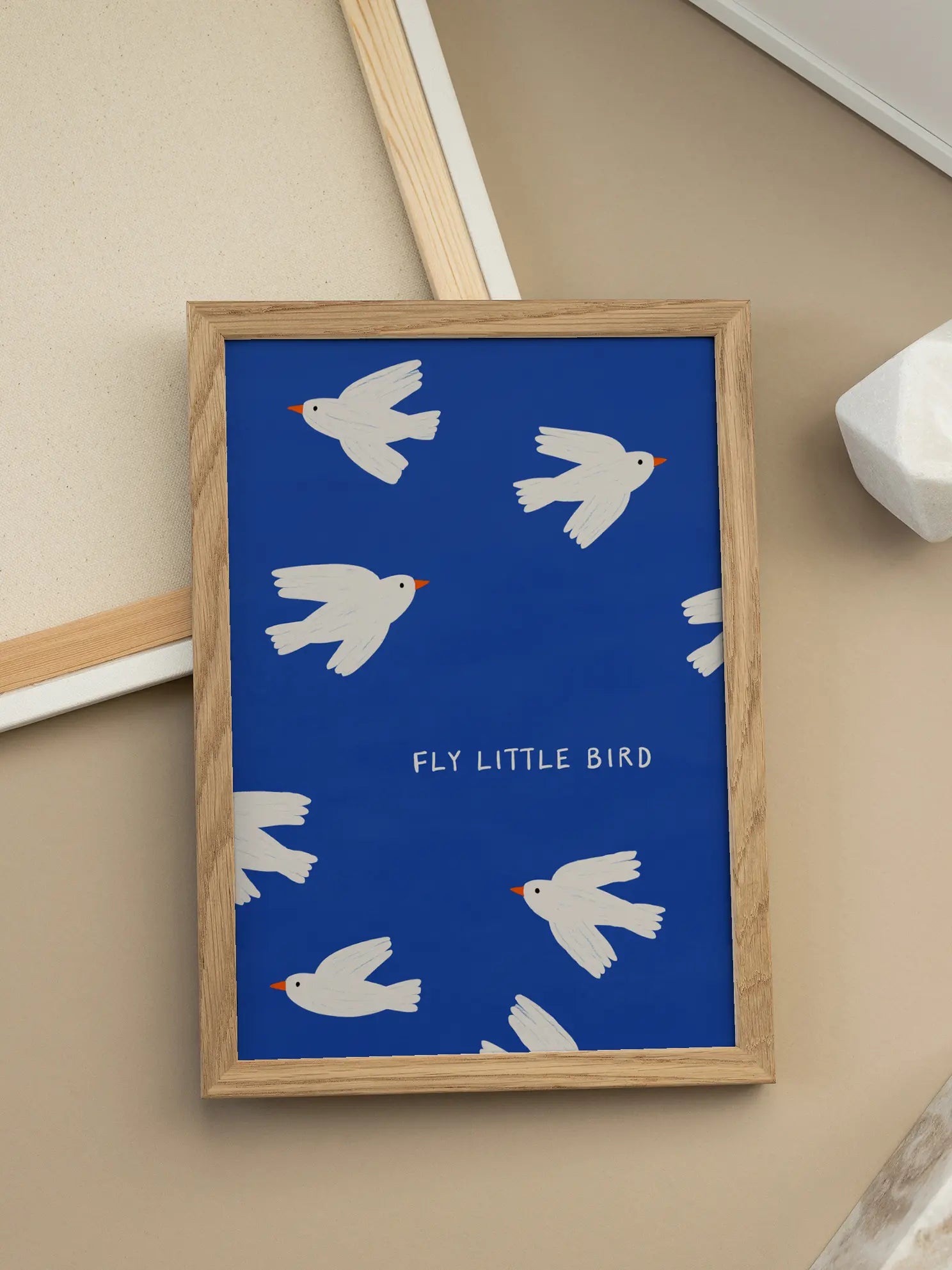 Fly Little Bird Poster