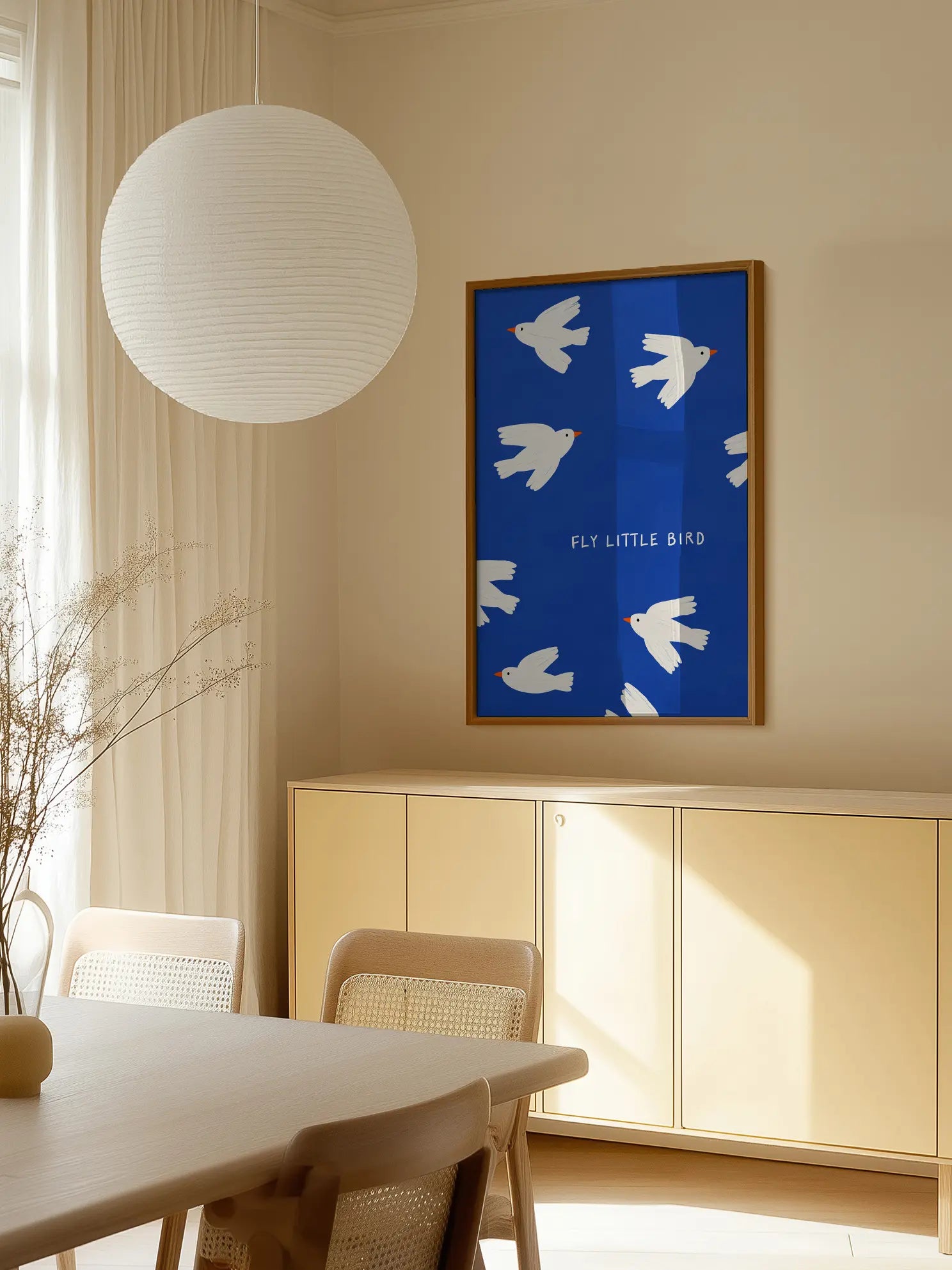 Fly Little Bird Poster