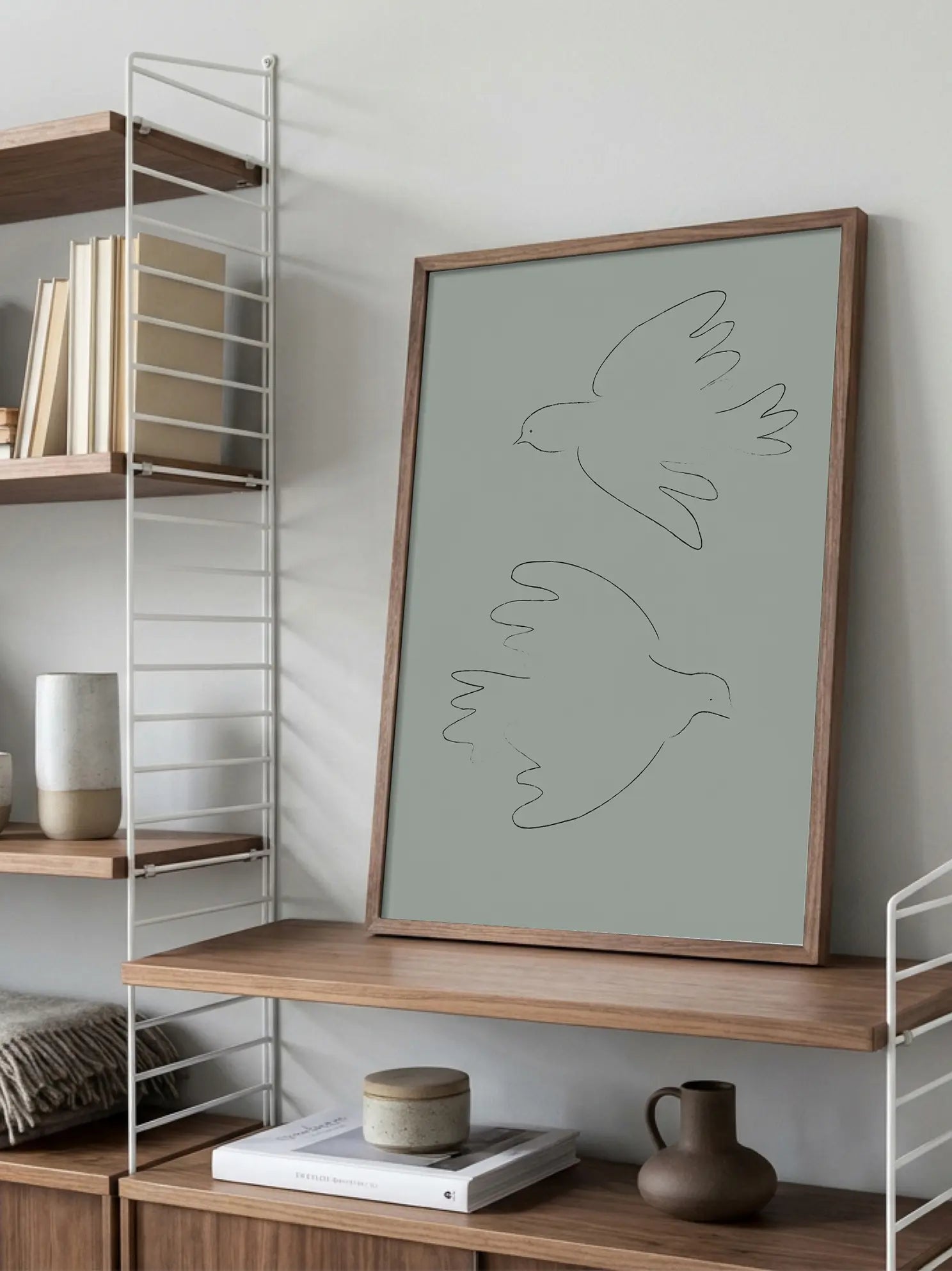 Flying Birds Poster