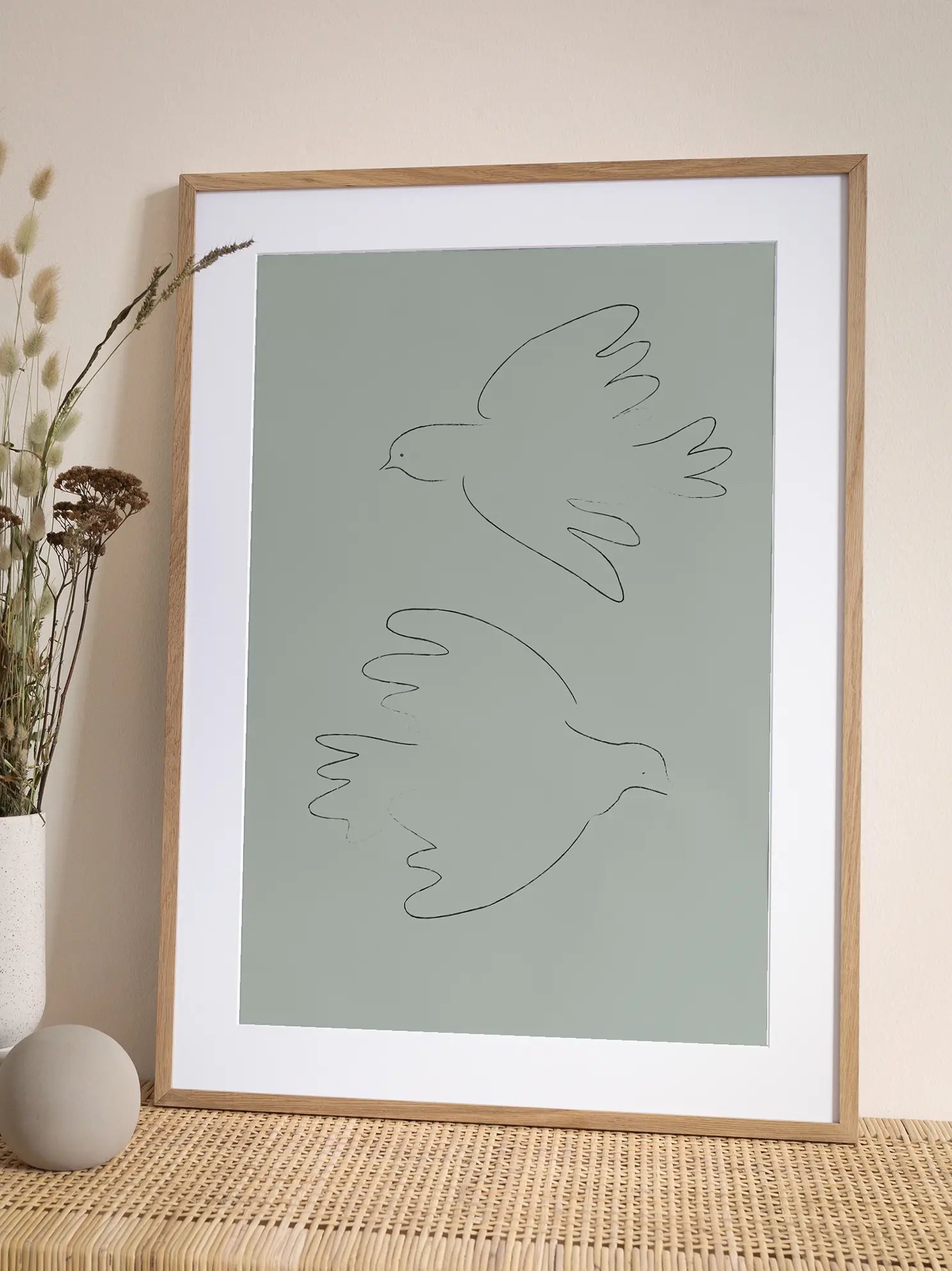 Flying Birds Poster