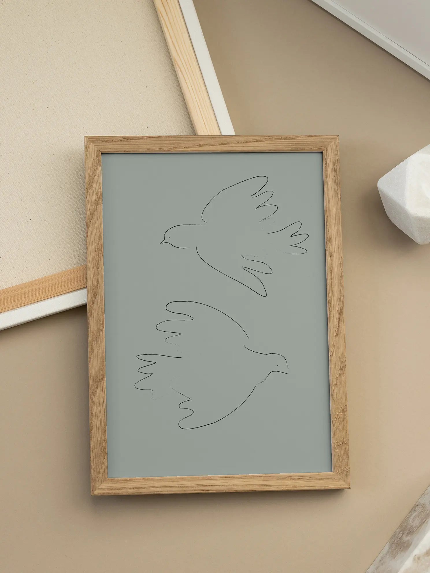 Flying Birds Poster