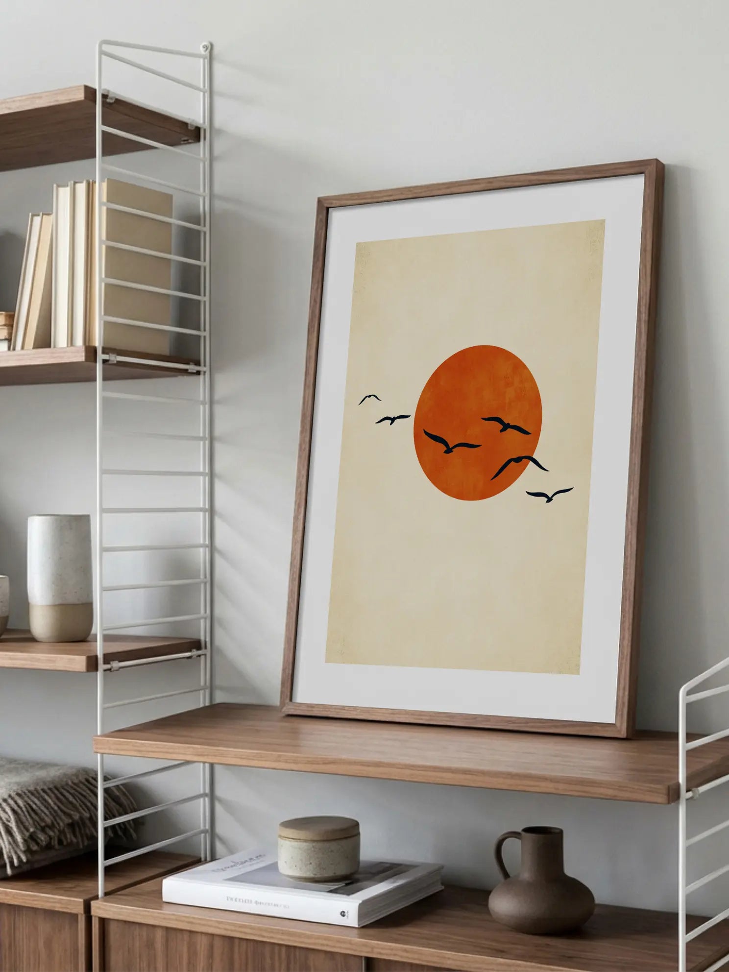 Flying Into The Sunset Poster