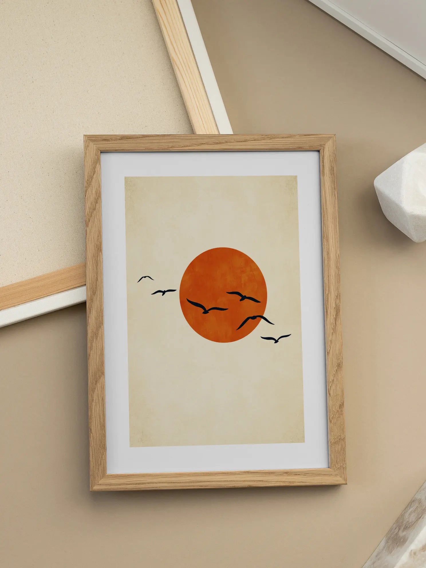 Flying Into The Sunset Poster