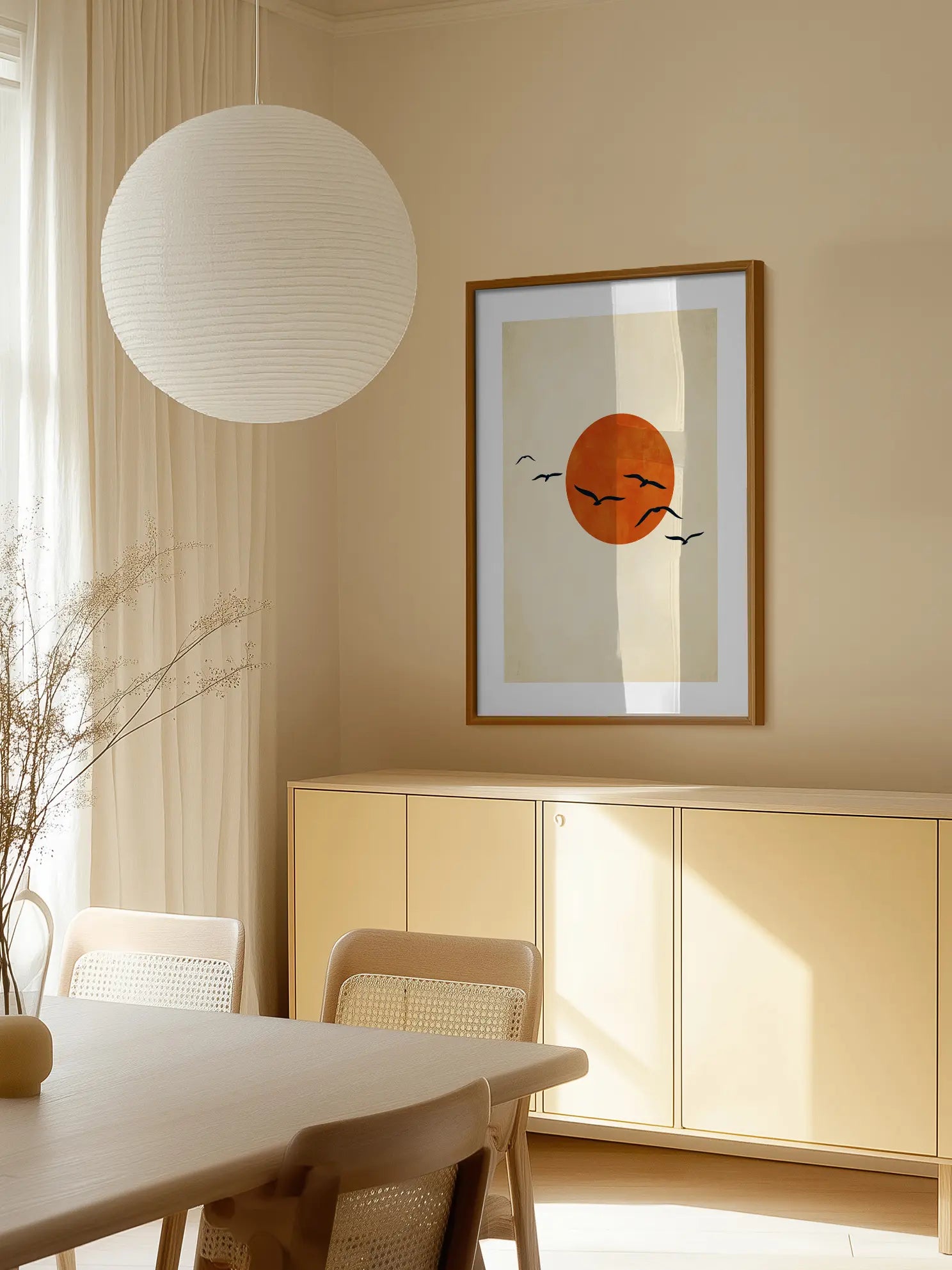 Flying Into The Sunset Poster