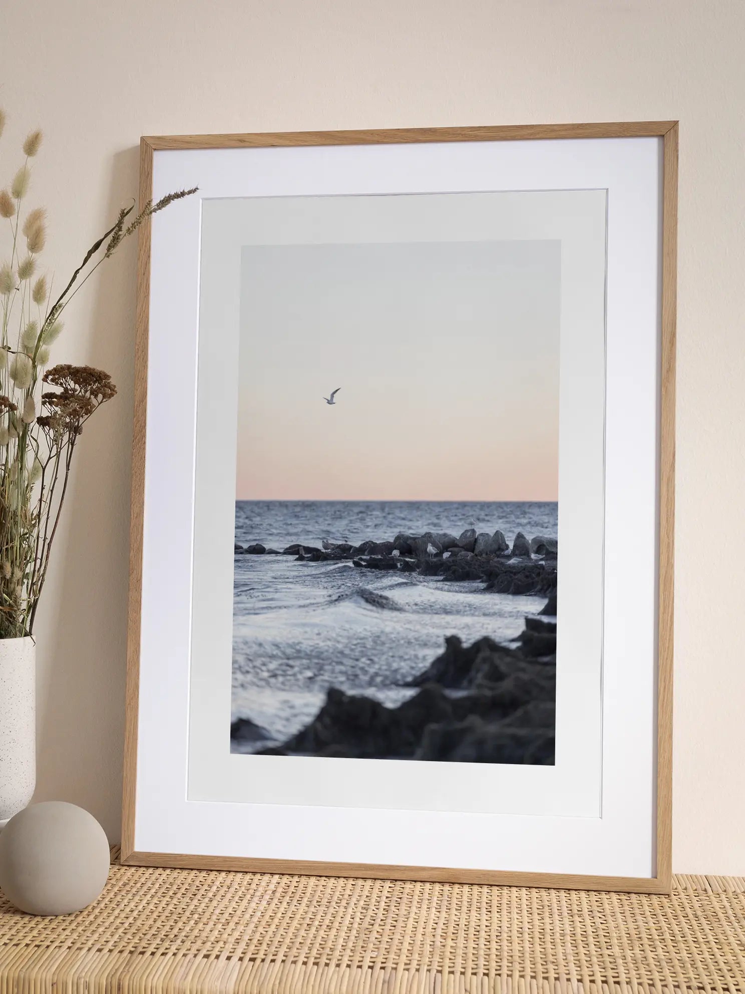 Flying Seagull Poster