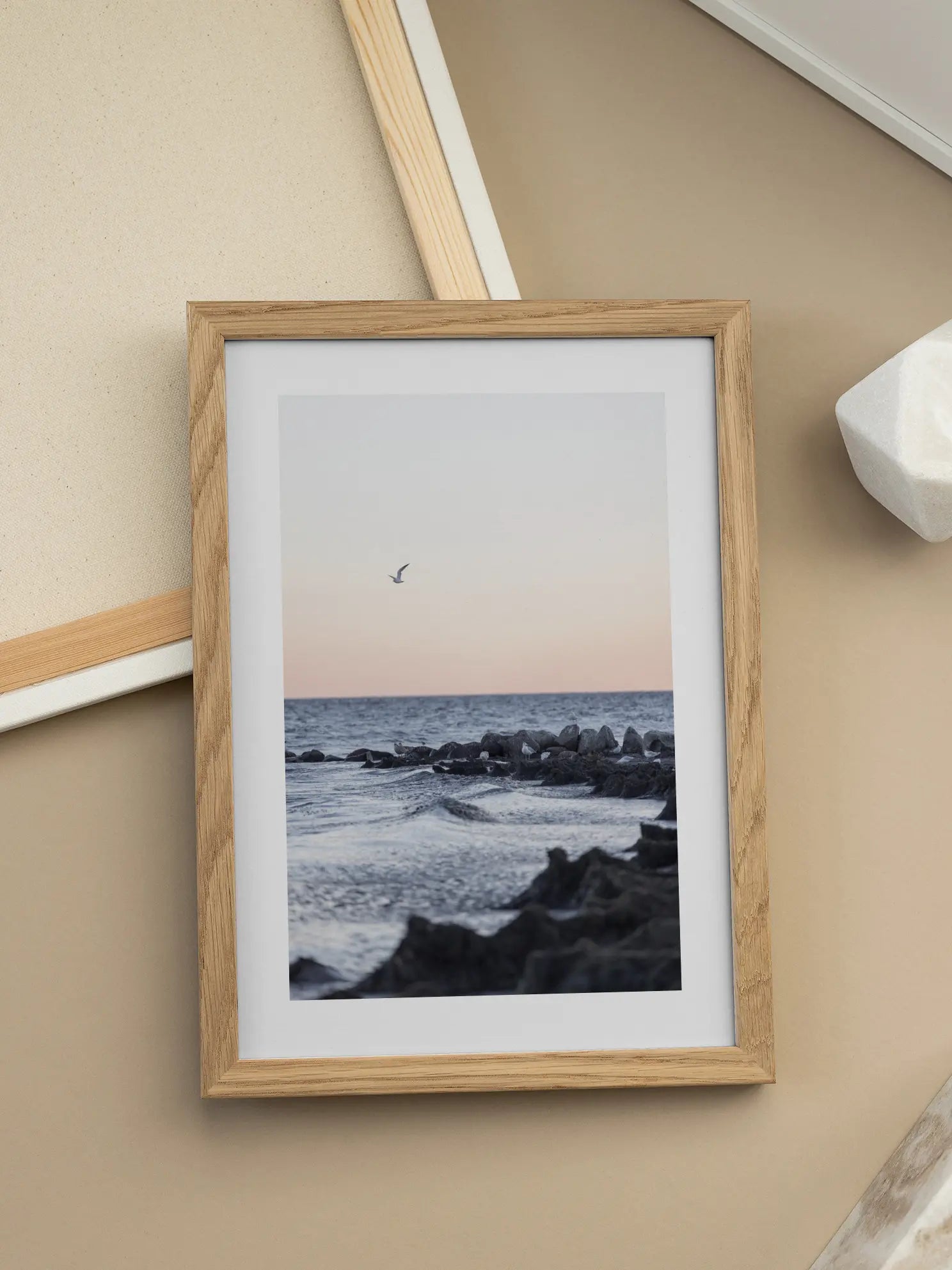 Flying Seagull Poster