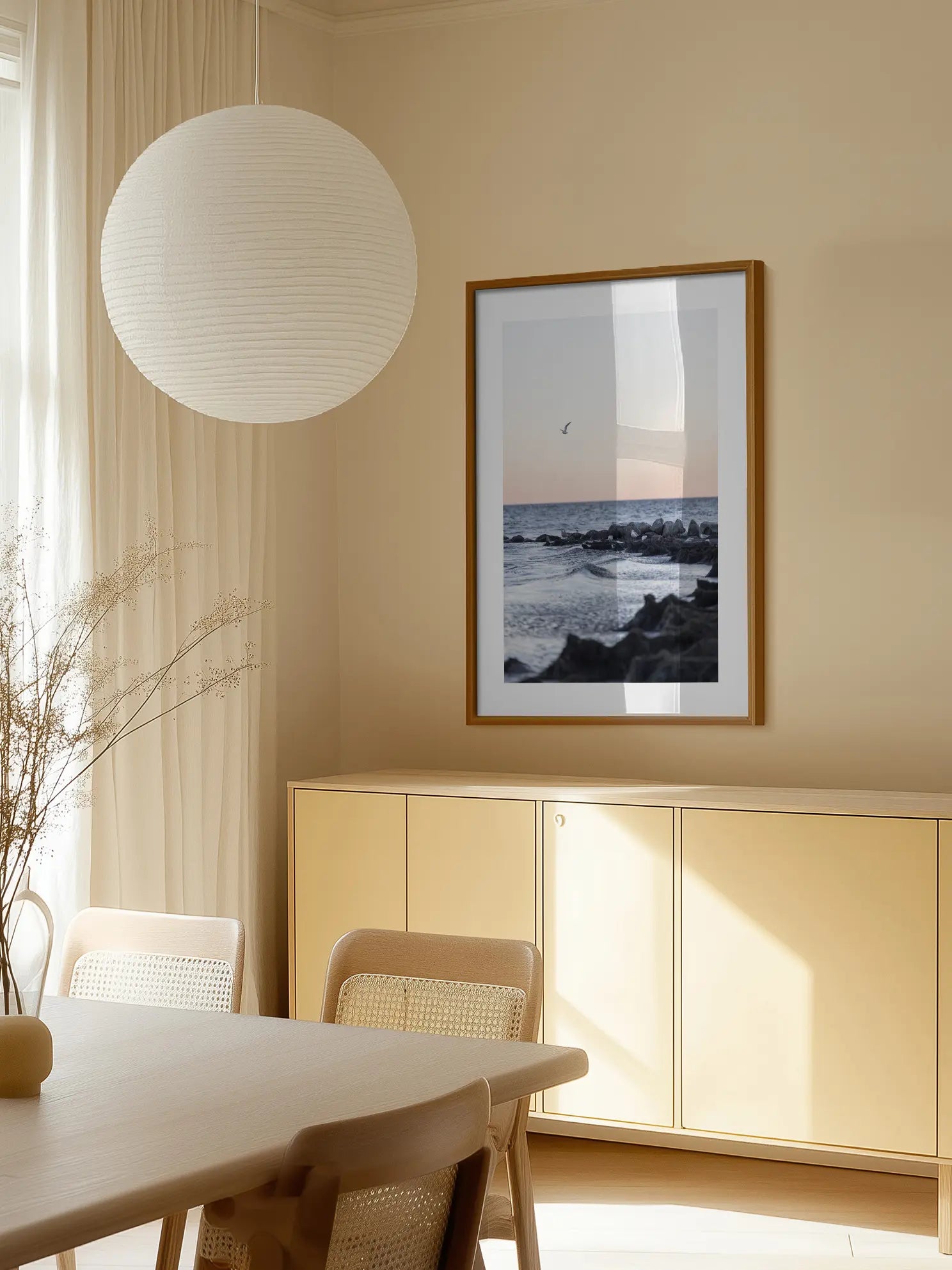 Flying Seagull Poster