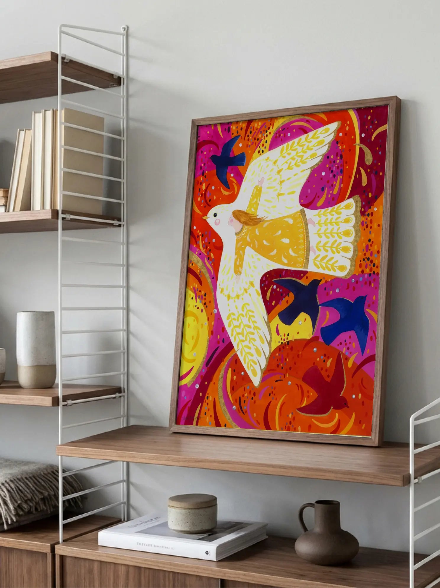 Flying with Birds Poster