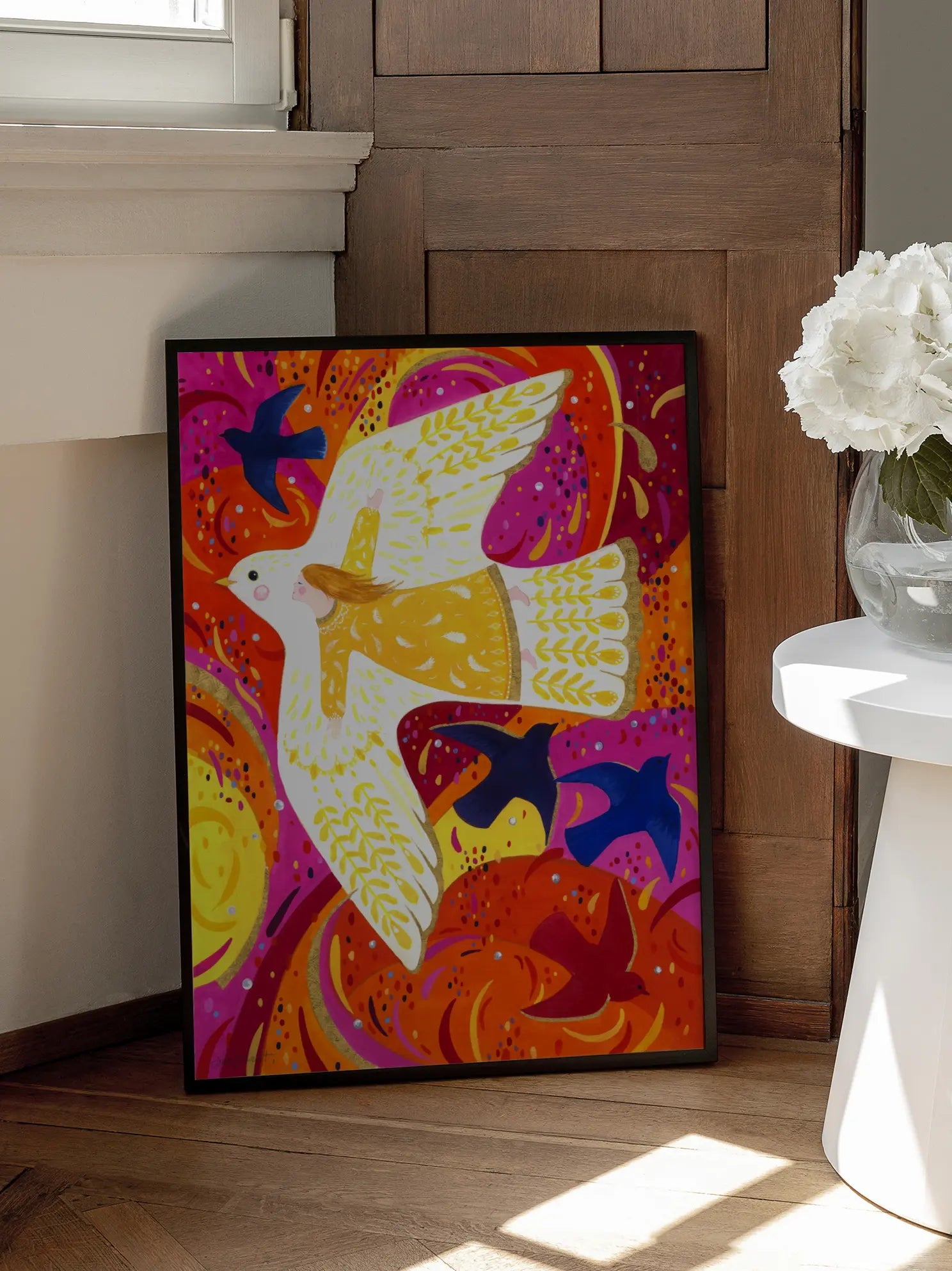 Flying with Birds Poster