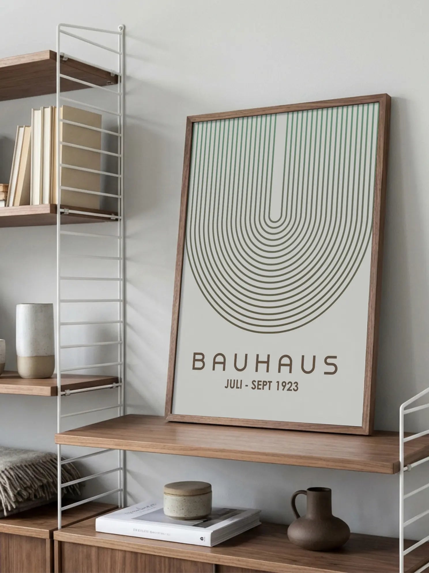 Forest Arcs — Bauhaus 1923 Poster