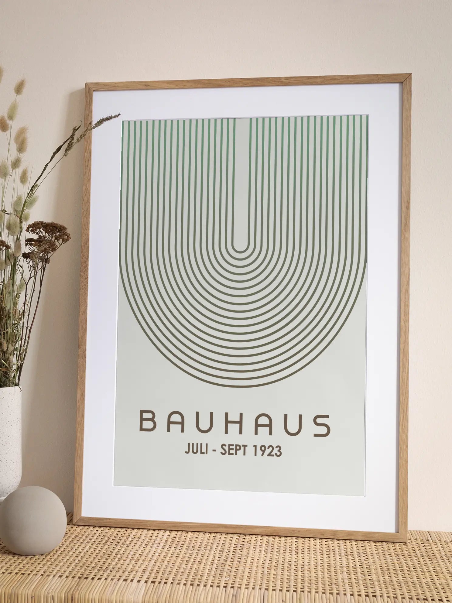 Forest Arcs — Bauhaus 1923 Poster