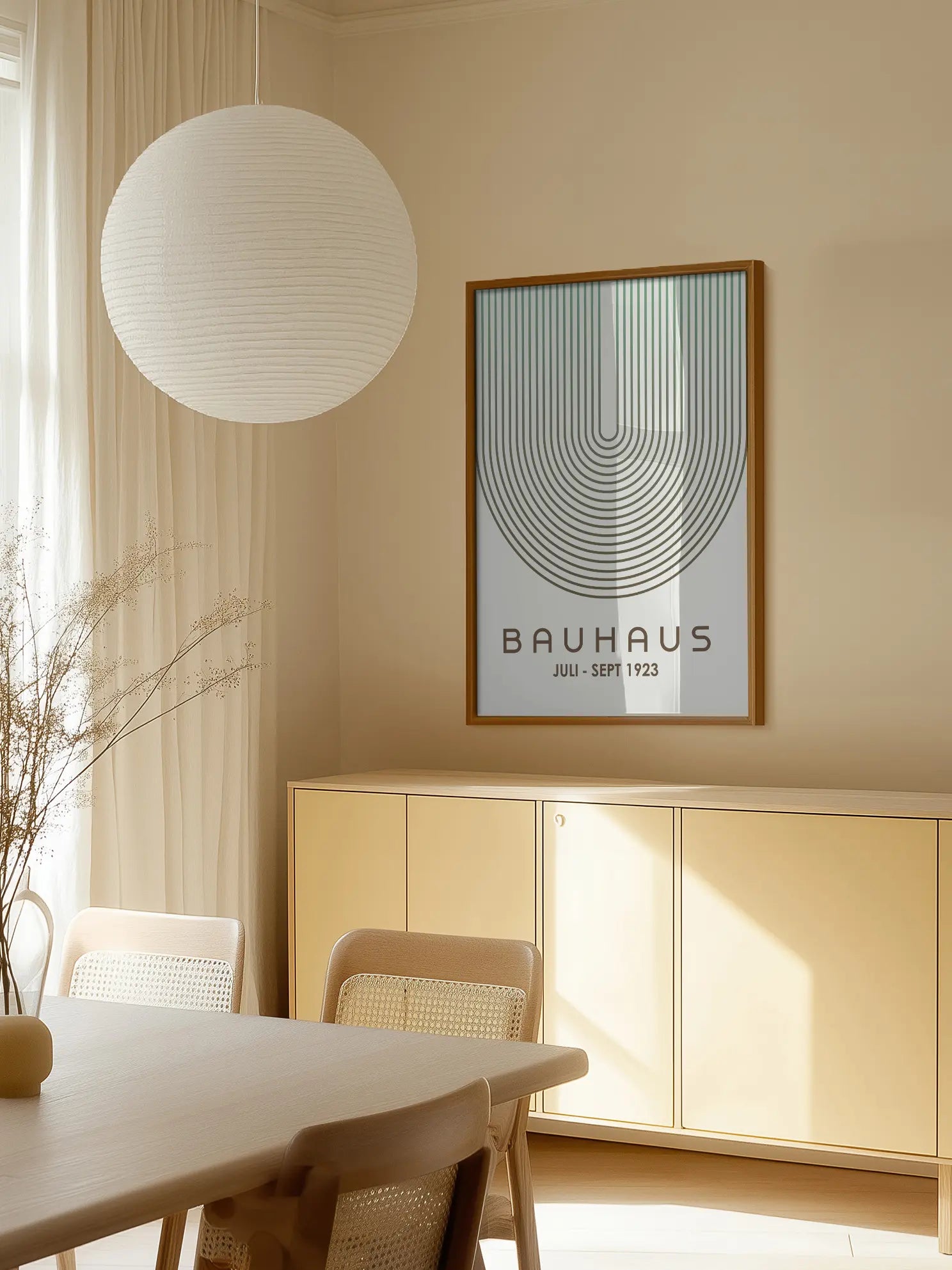Forest Arcs — Bauhaus 1923 Poster