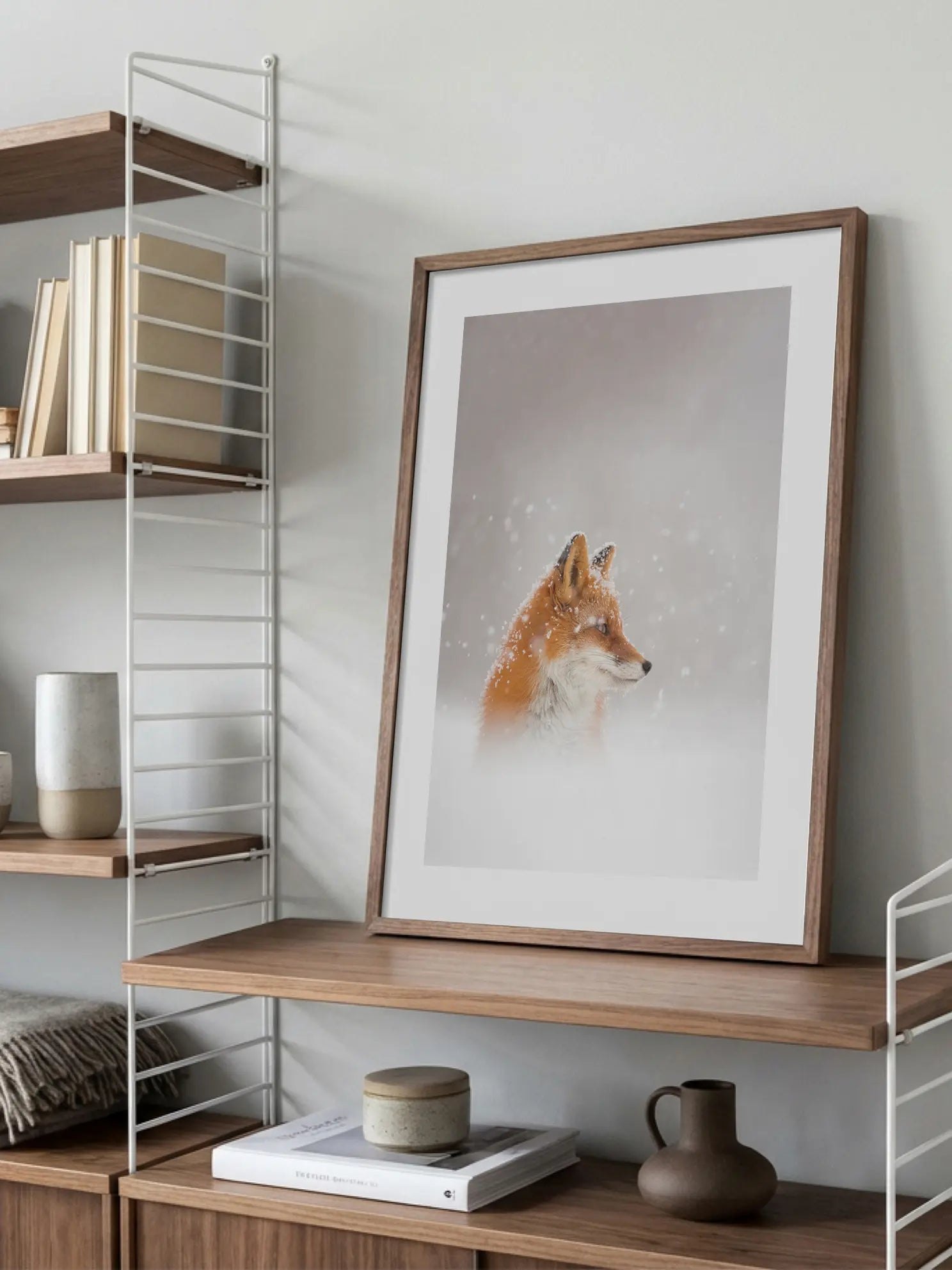 Fox in Snow Poster
