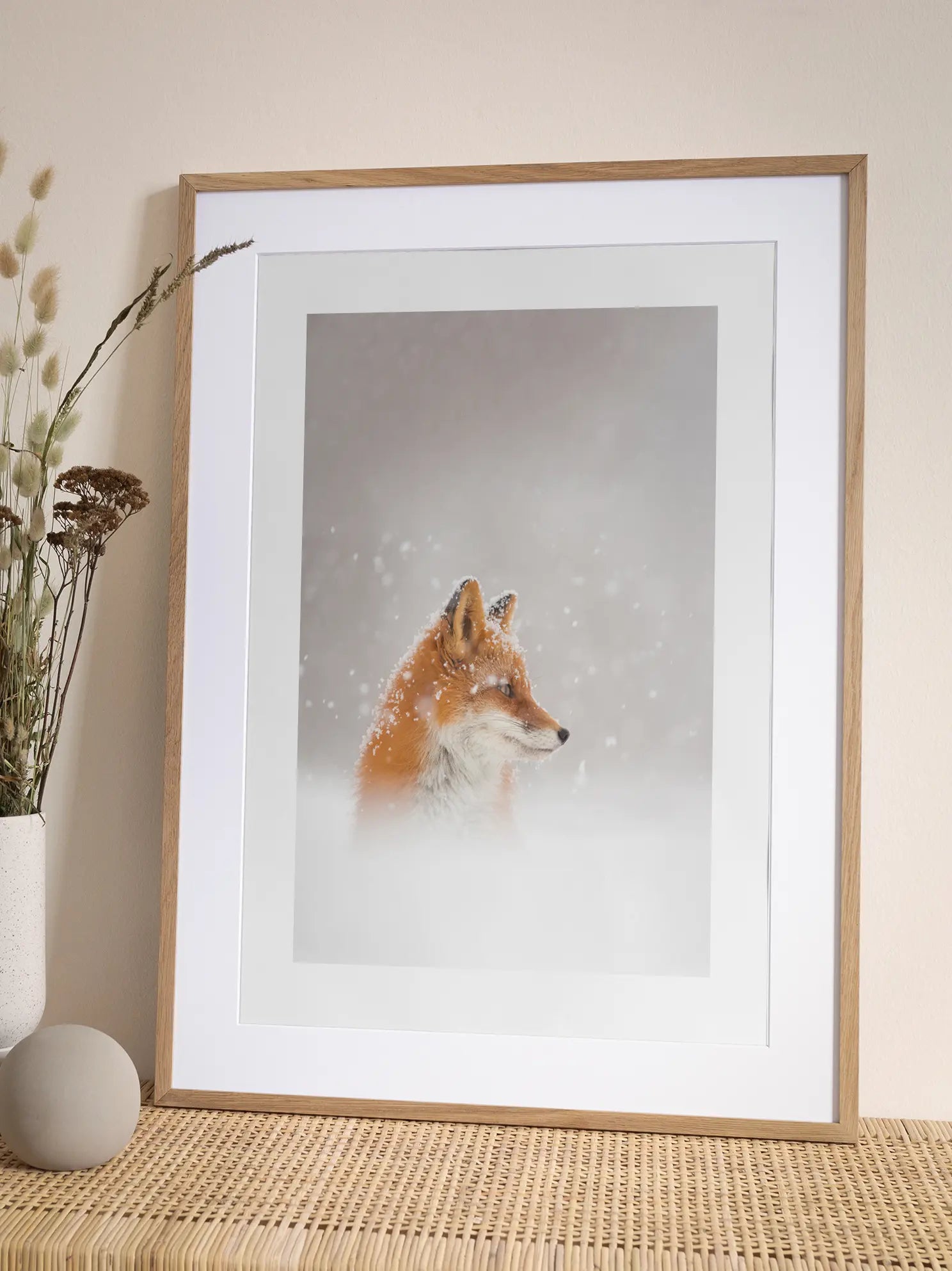 Fox in Snow Poster