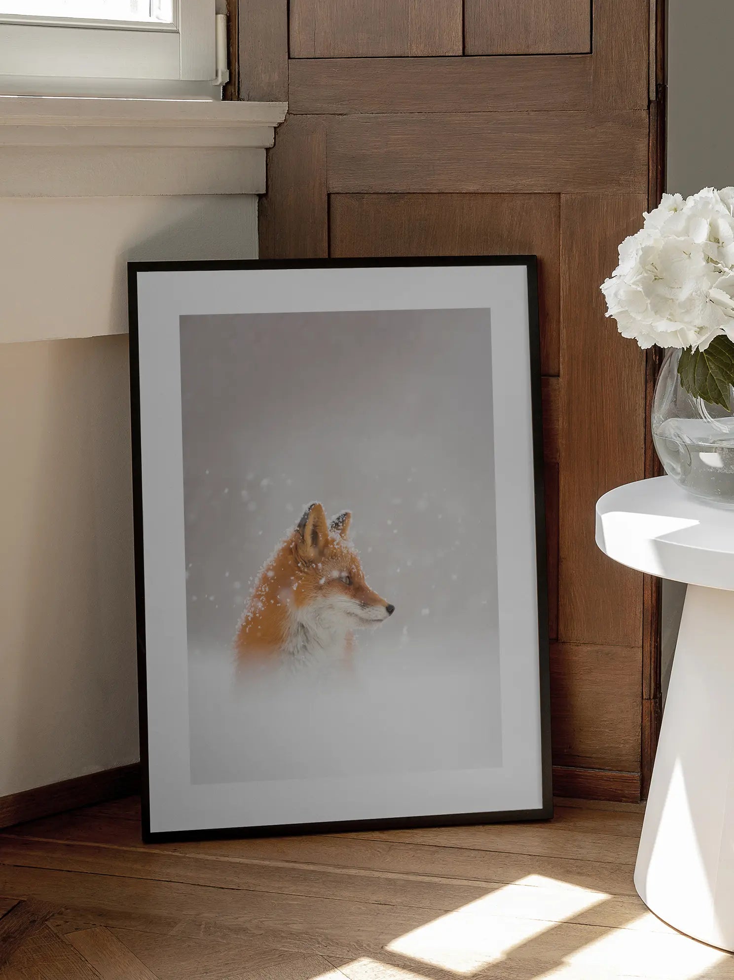 Fox in Snow Poster
