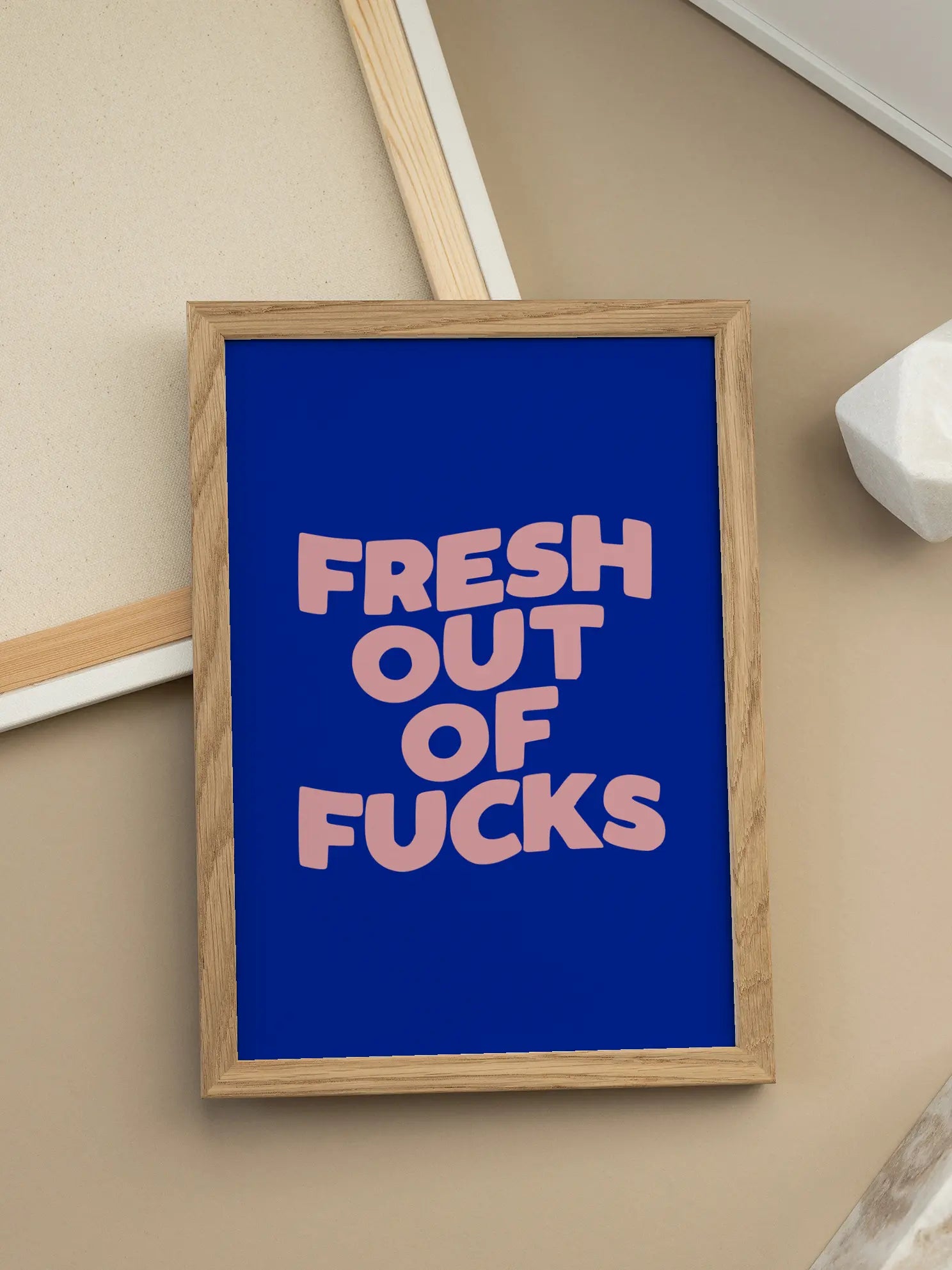 Fresh out of Fucks Poster