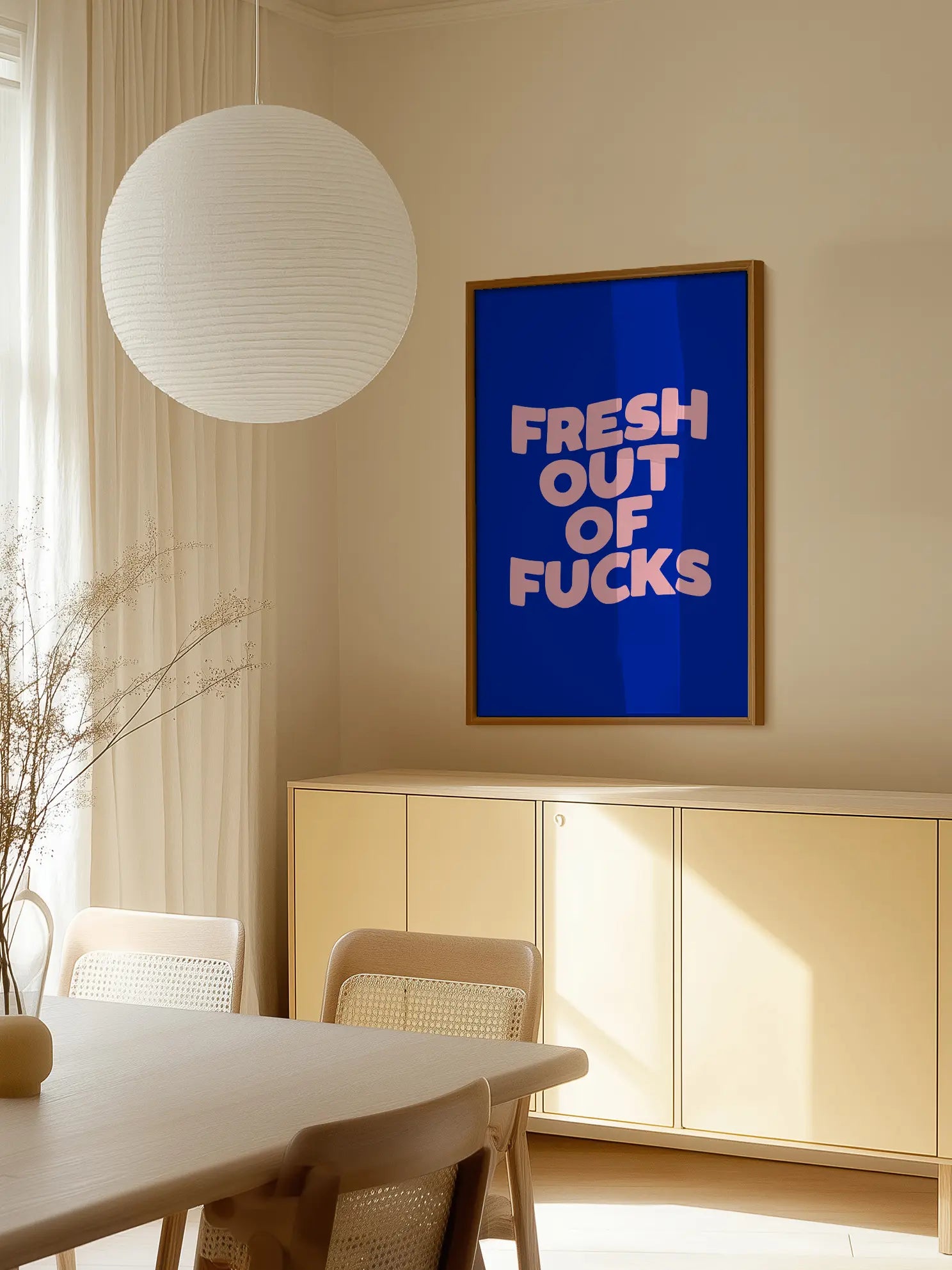 Fresh out of Fucks Poster