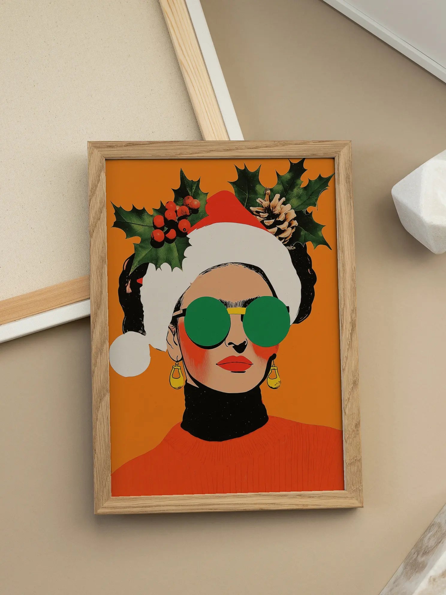 Frida La Navidad Poster