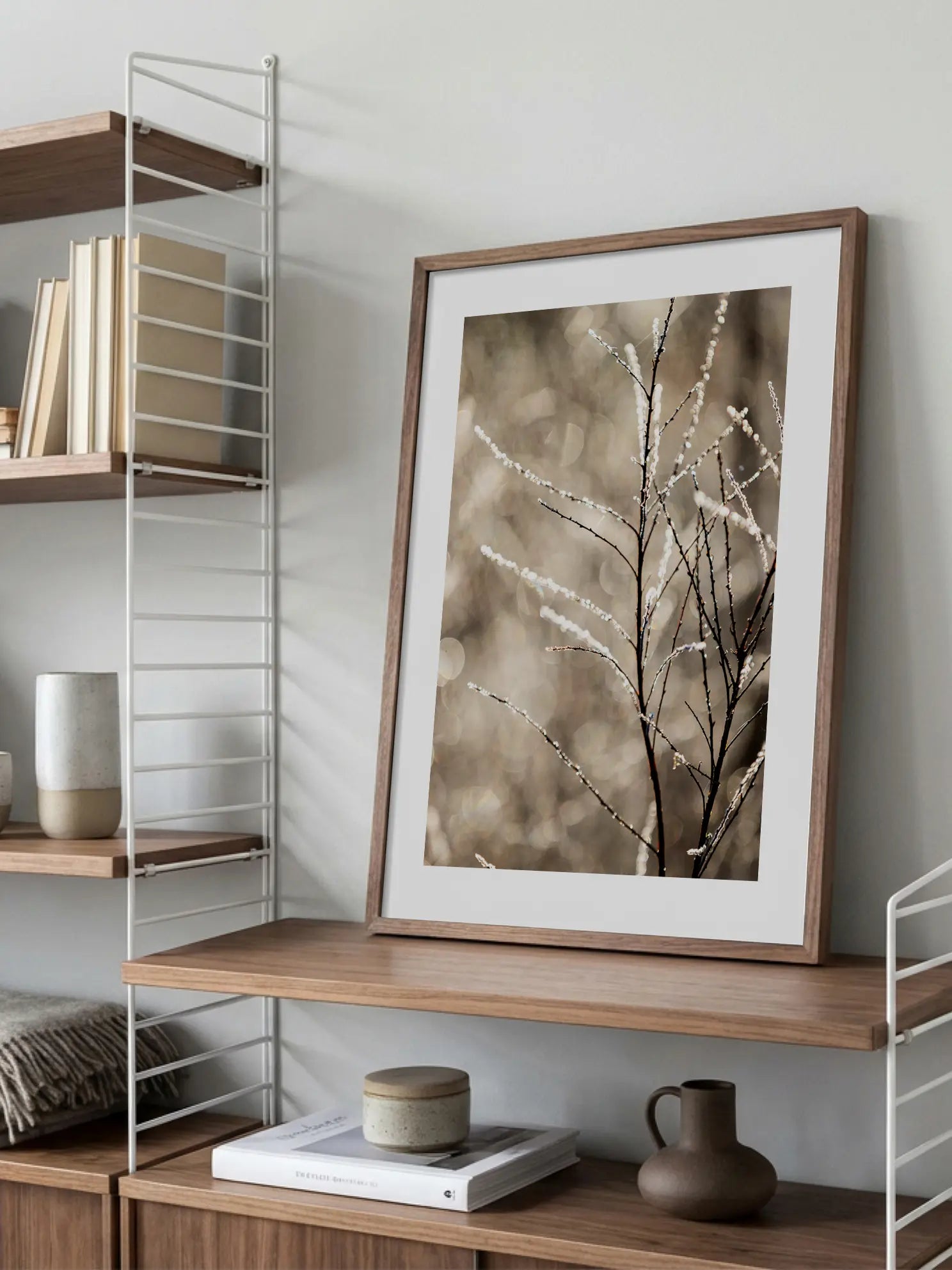 Frozen Branches Poster