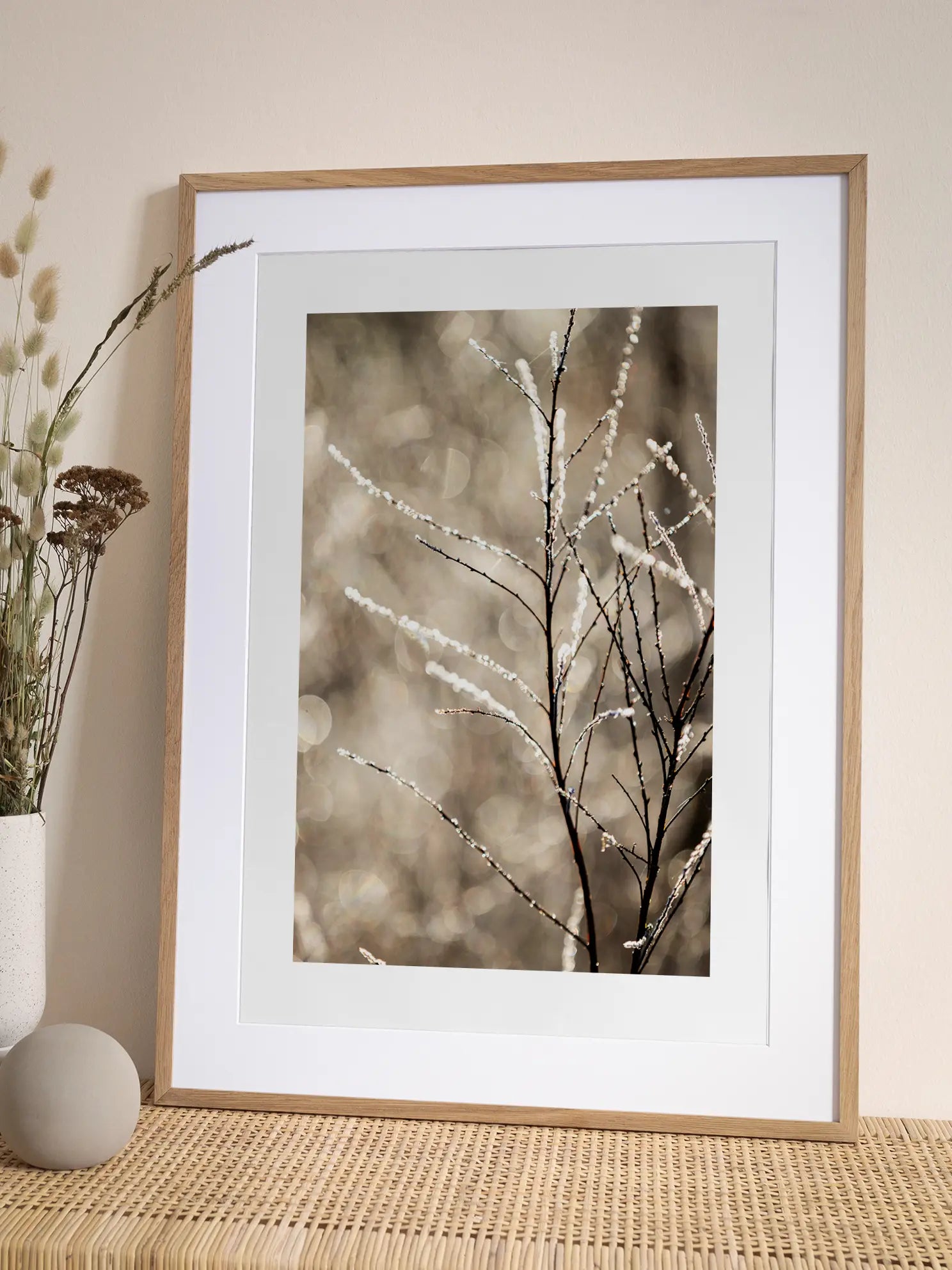 Frozen Branches Poster